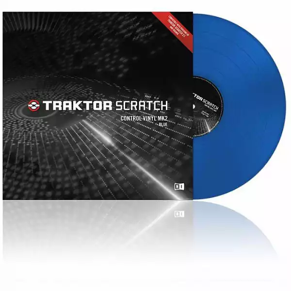 NATIVE INSTRUMENTS Traktor Scratch Control Vinyl MK2 Blue 