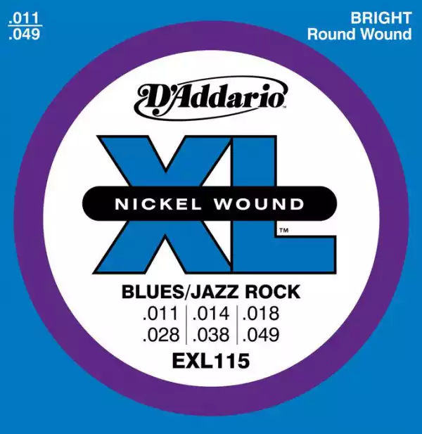 D'Addario EXL115 11-49 Nickel Wound