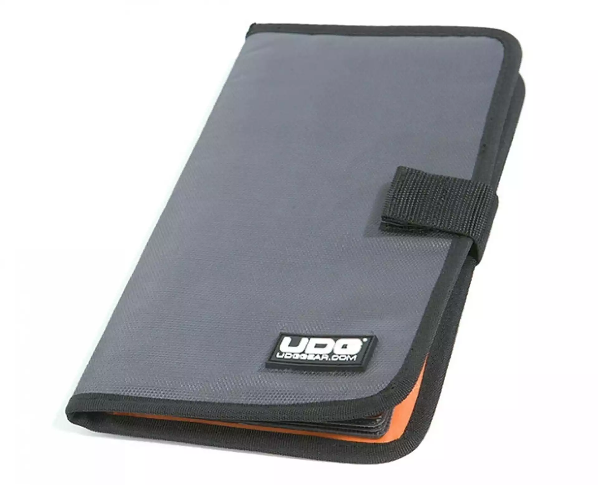 UDG CD Wallet 24 Steel Grey/Orange inside