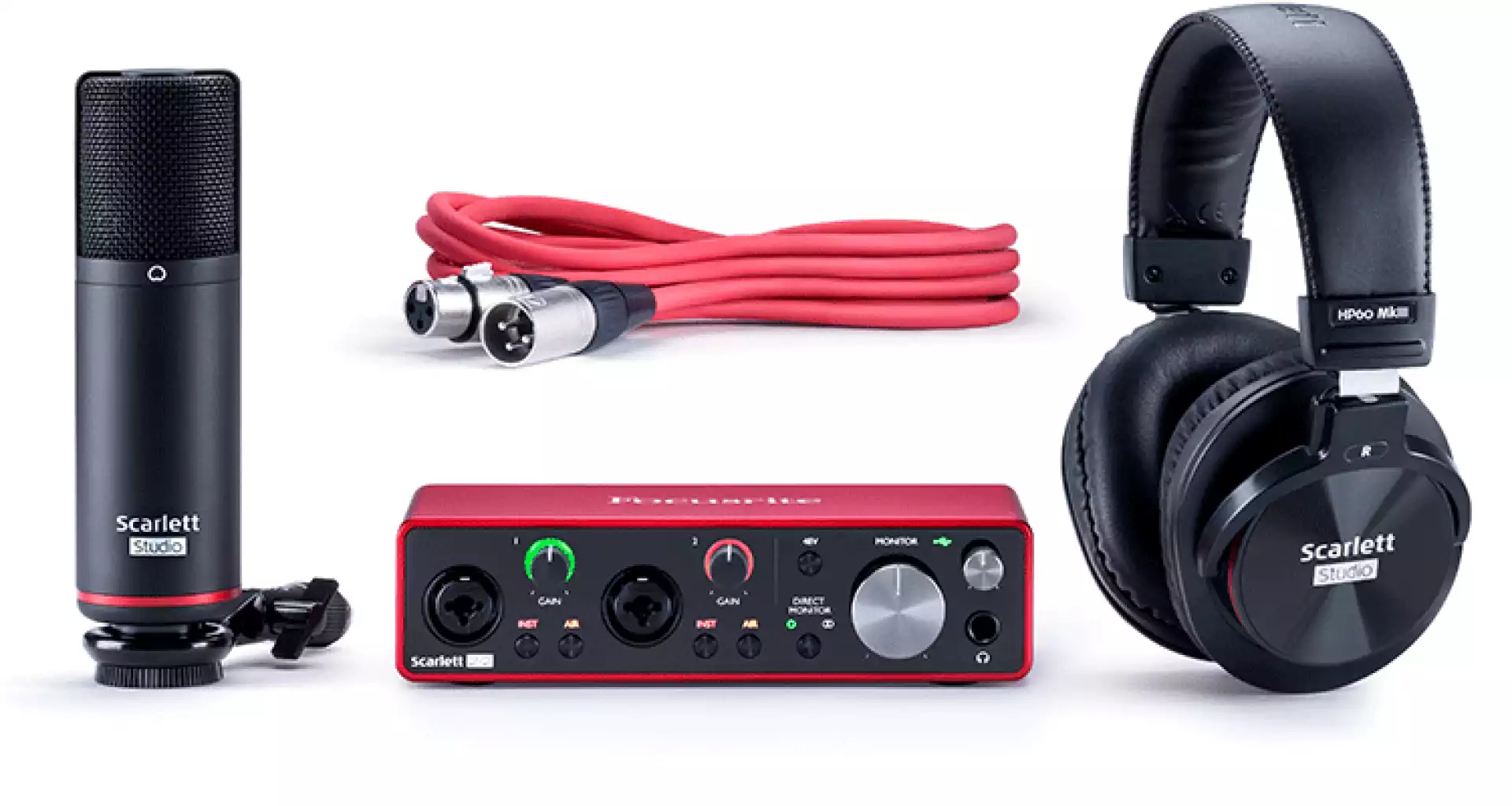 FOCUSRITE Scarlett 2i2 STUDIO 3rd GEN