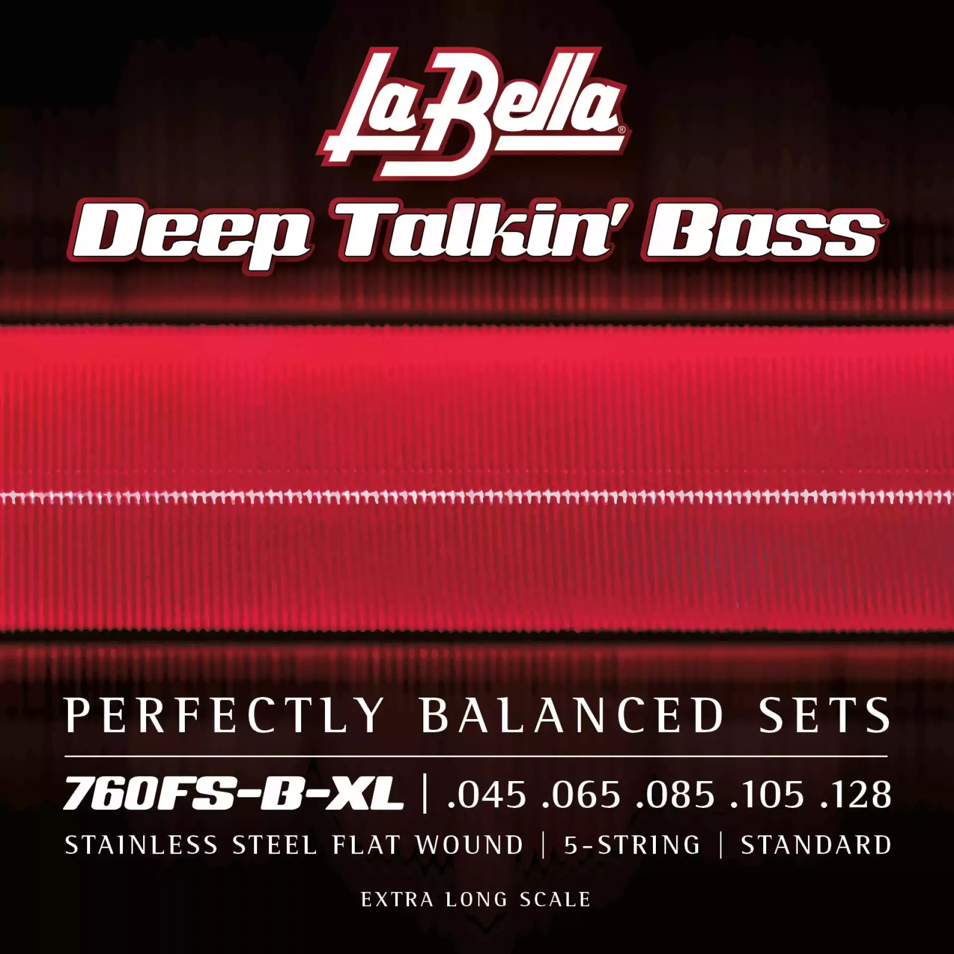 LA BELLA 760FS-B-XL - Žice za bas gitaru