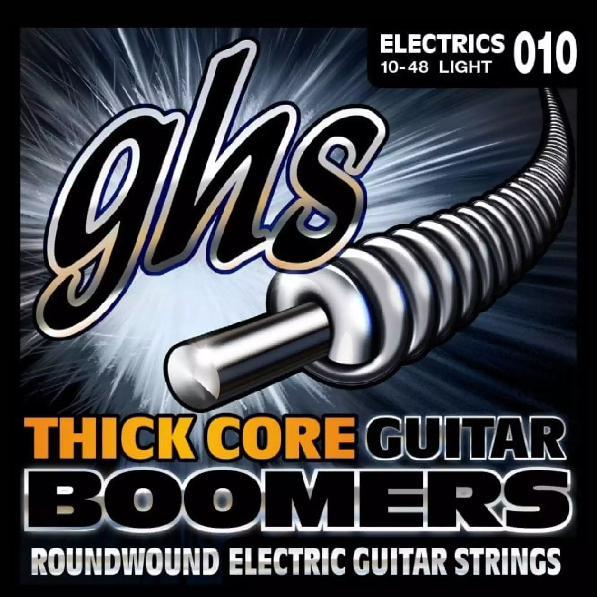 GHS HC-GBL Boomers Thick Core Nickel Plated 10-48 Light Electric Guitar Strings