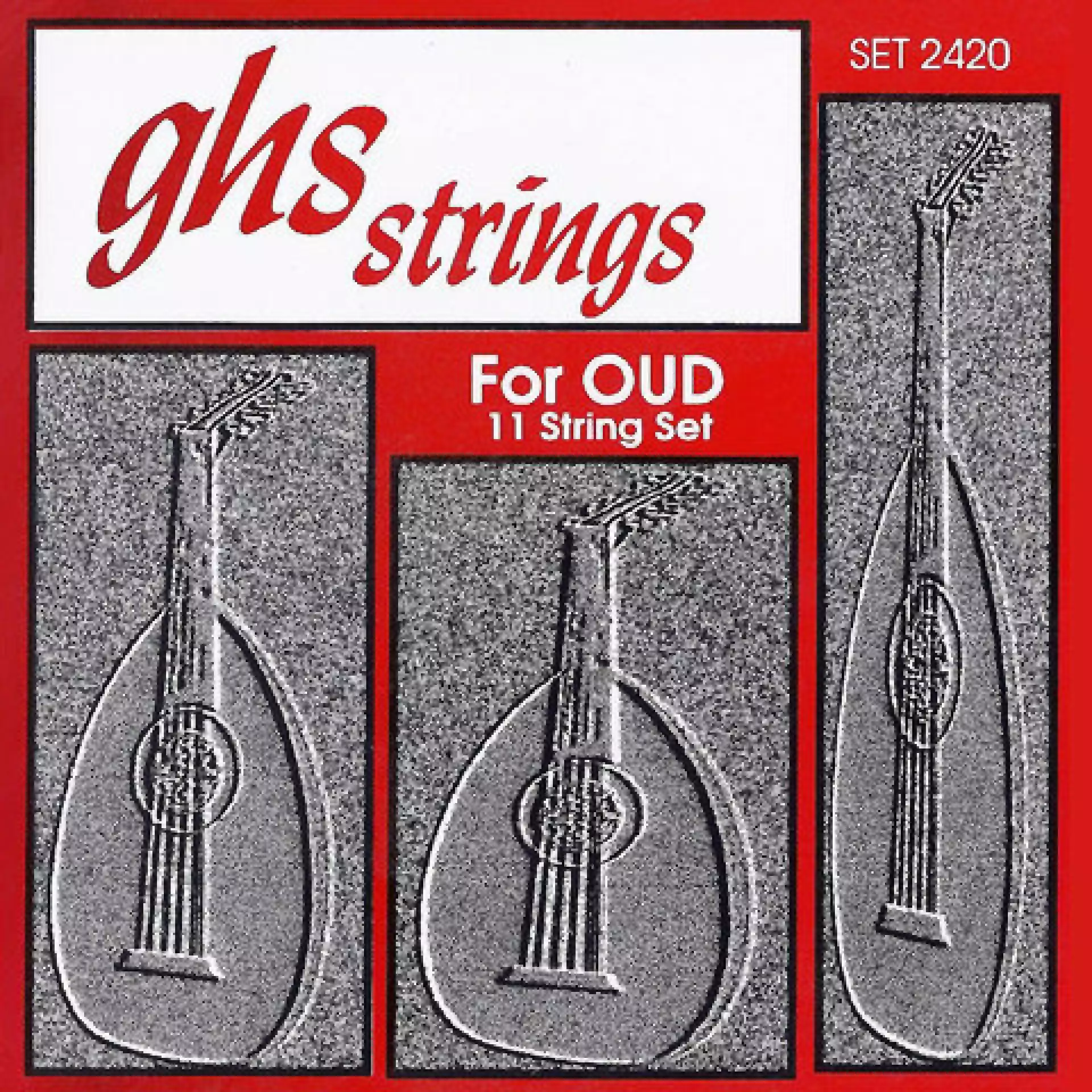 GHS 2420 OUD Nylon Silverwound - Žice za Ud