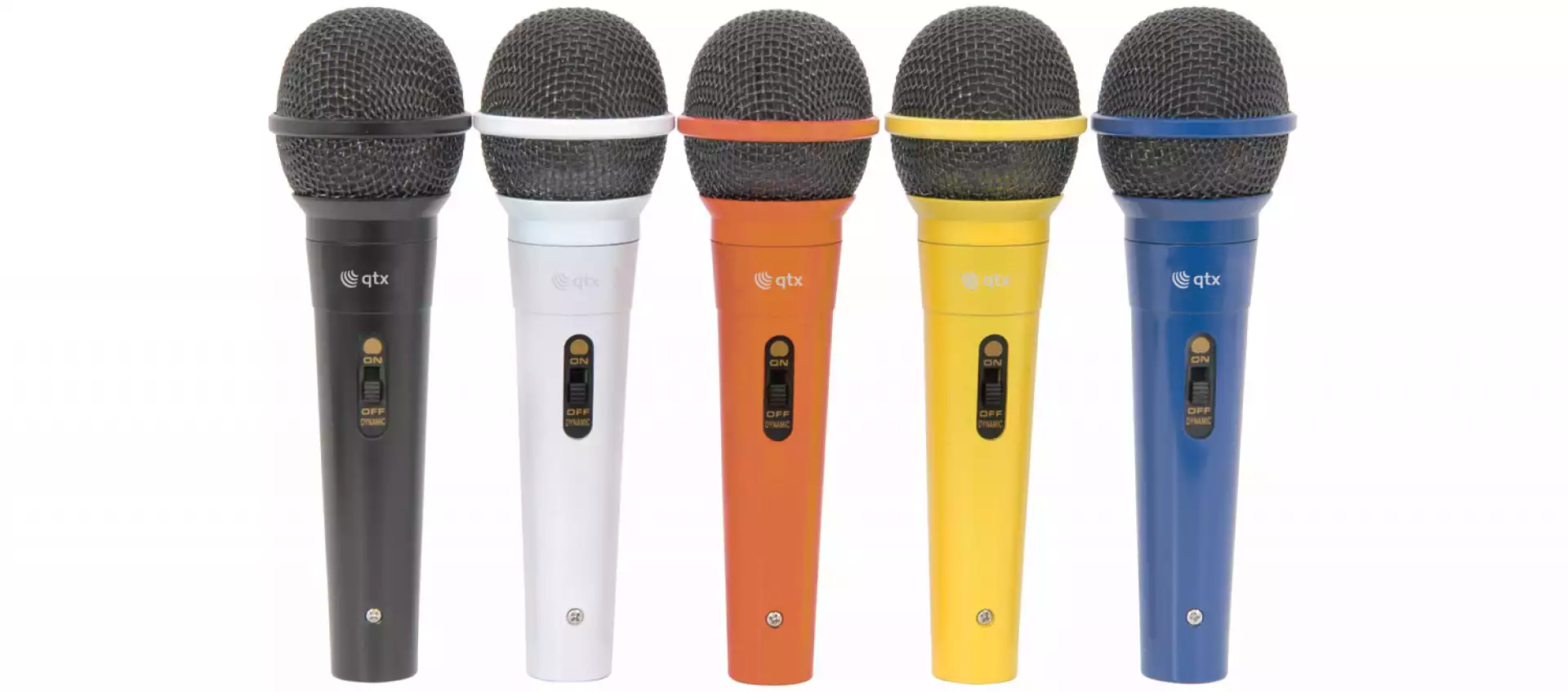 qtx DM5X Set of 5 Colour Mics