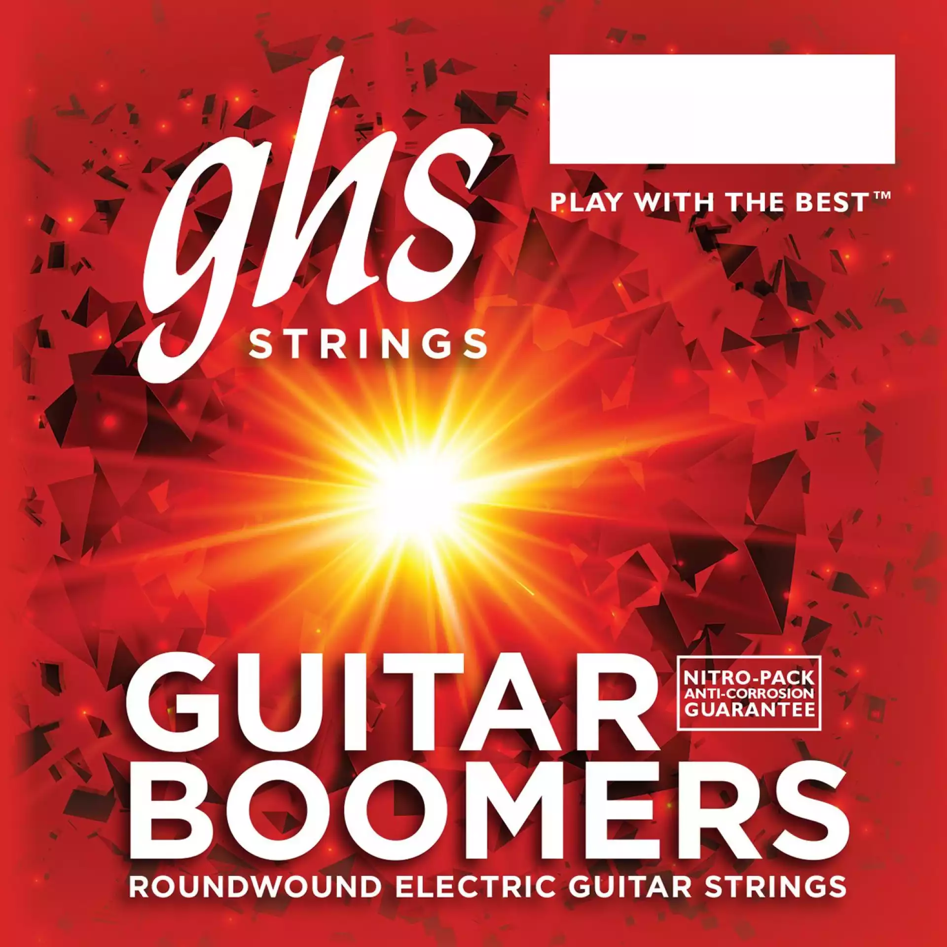 GHS DYM Medium Boomers Wound 3rd Roundwound Electric Guitar Strings (6-String Set, 13 - 56)