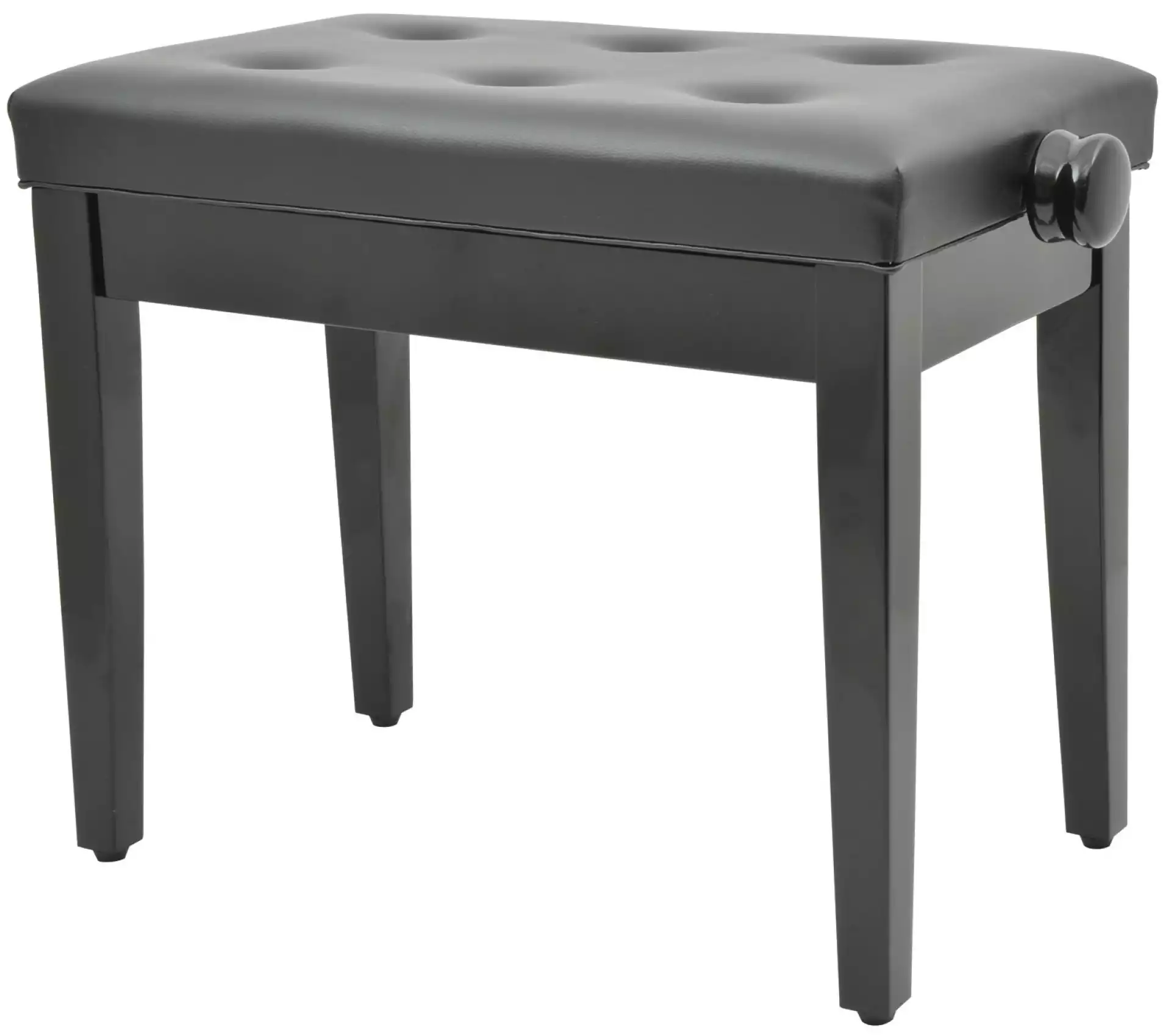 Chord Piano Bench - Black - Klavirska stolica