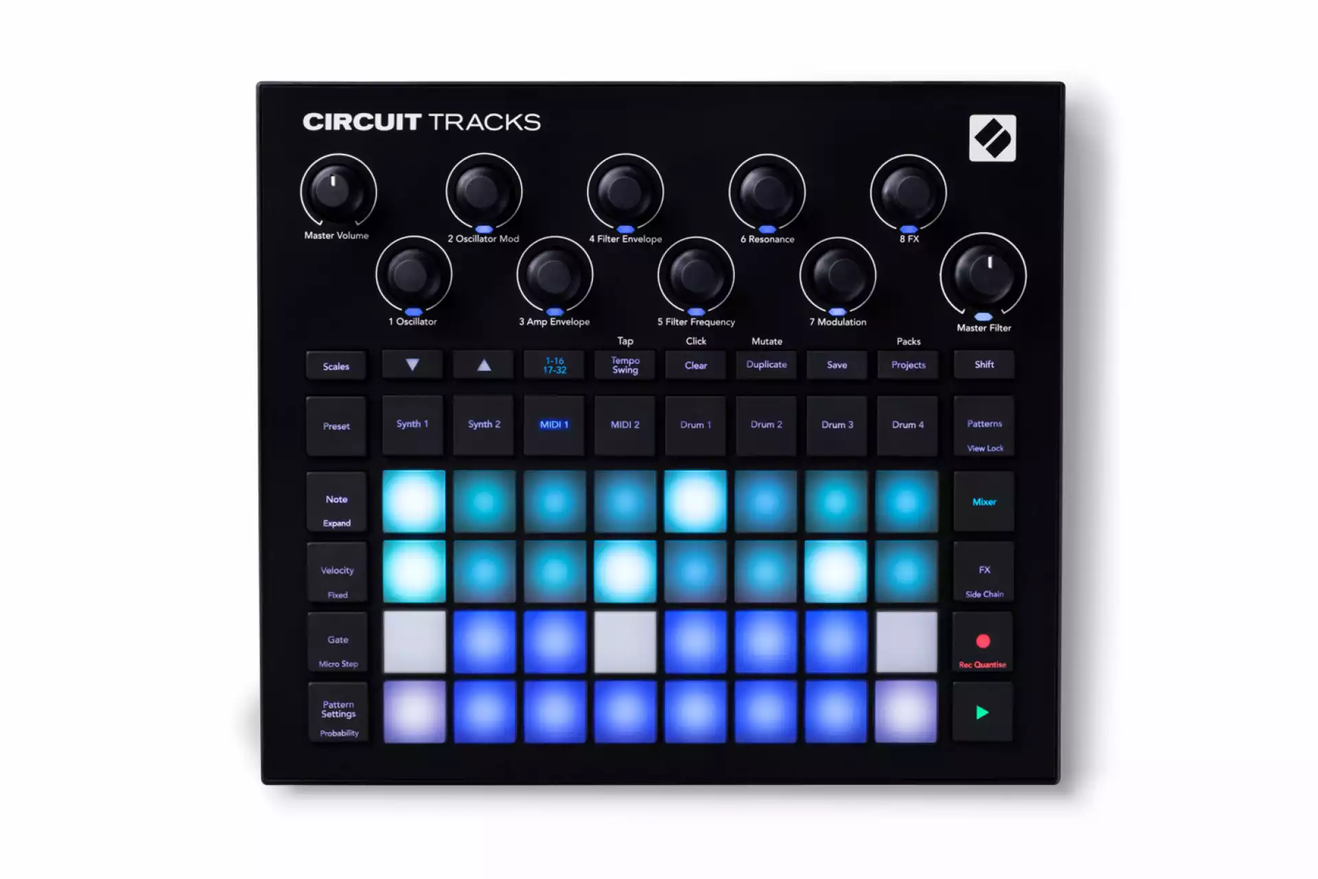 NOVATION CIRCUIT TRACKS - Groovebox