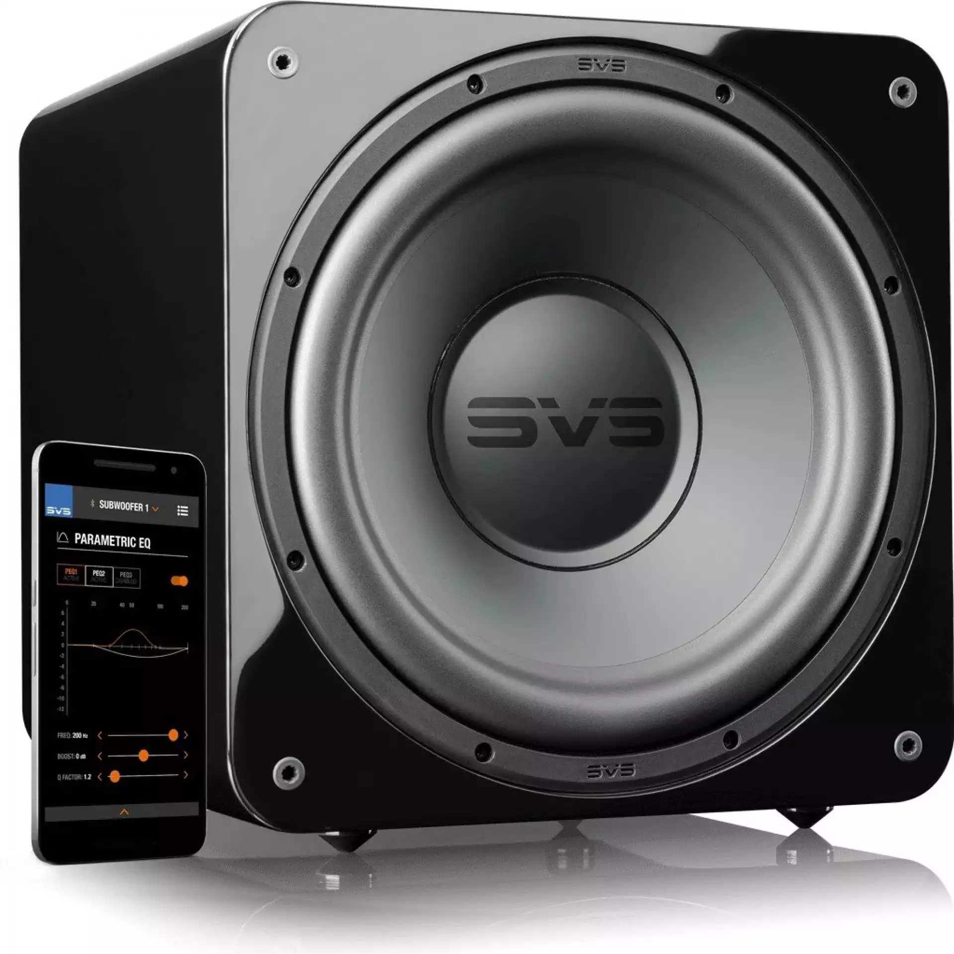 SVS SB-1000PRO Black high gloss Aktivni vufer