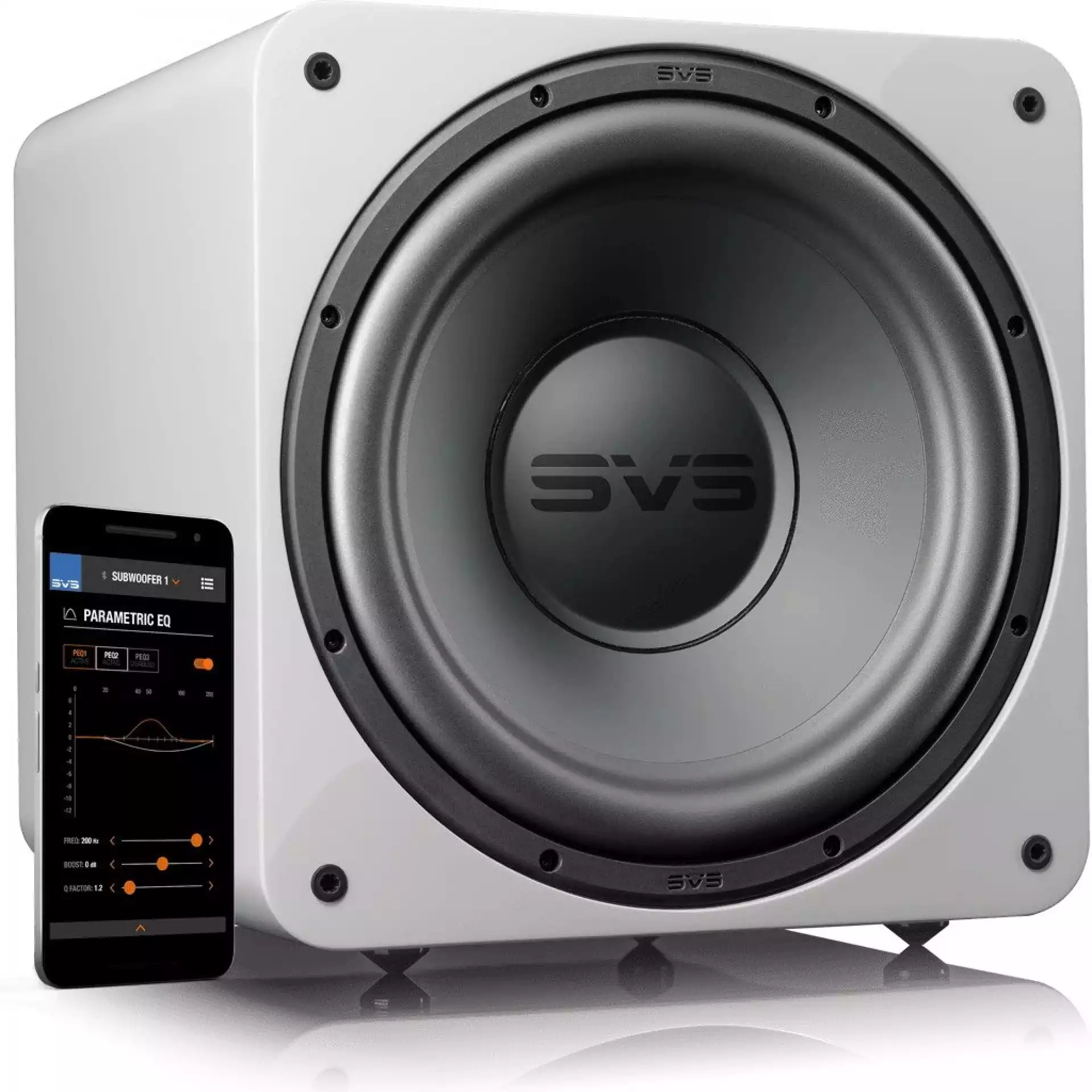 SVS SB-1000PRO White high gloss Aktivni vufer