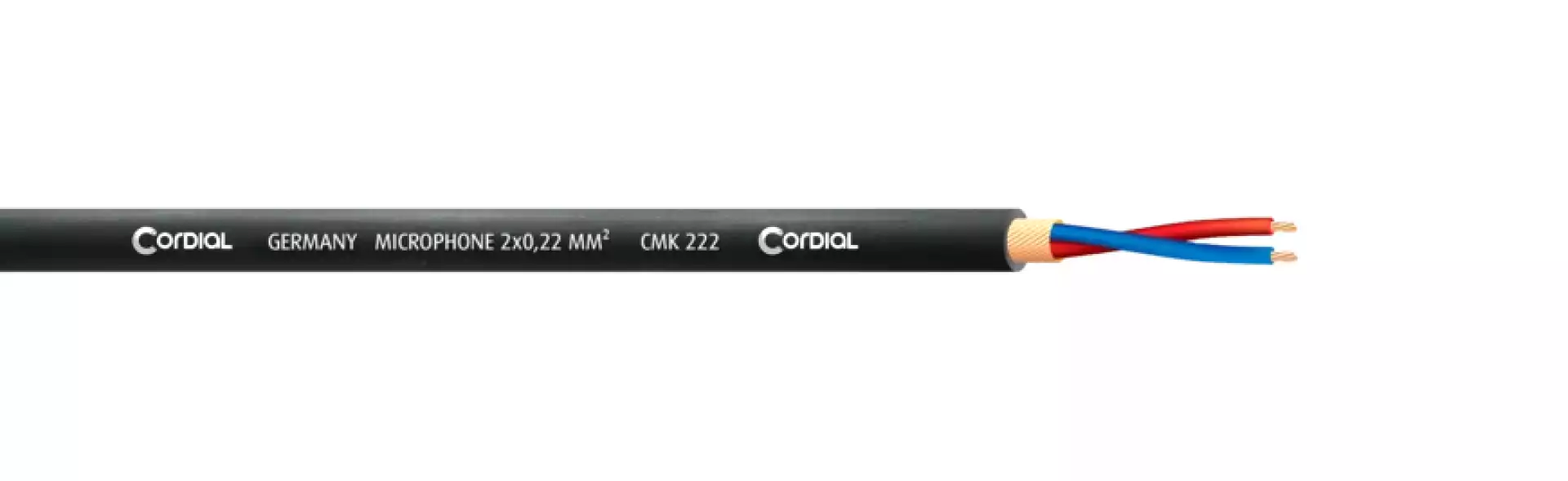 Cordial CMK 222 BLACK 100 - Mikrofonski kabl