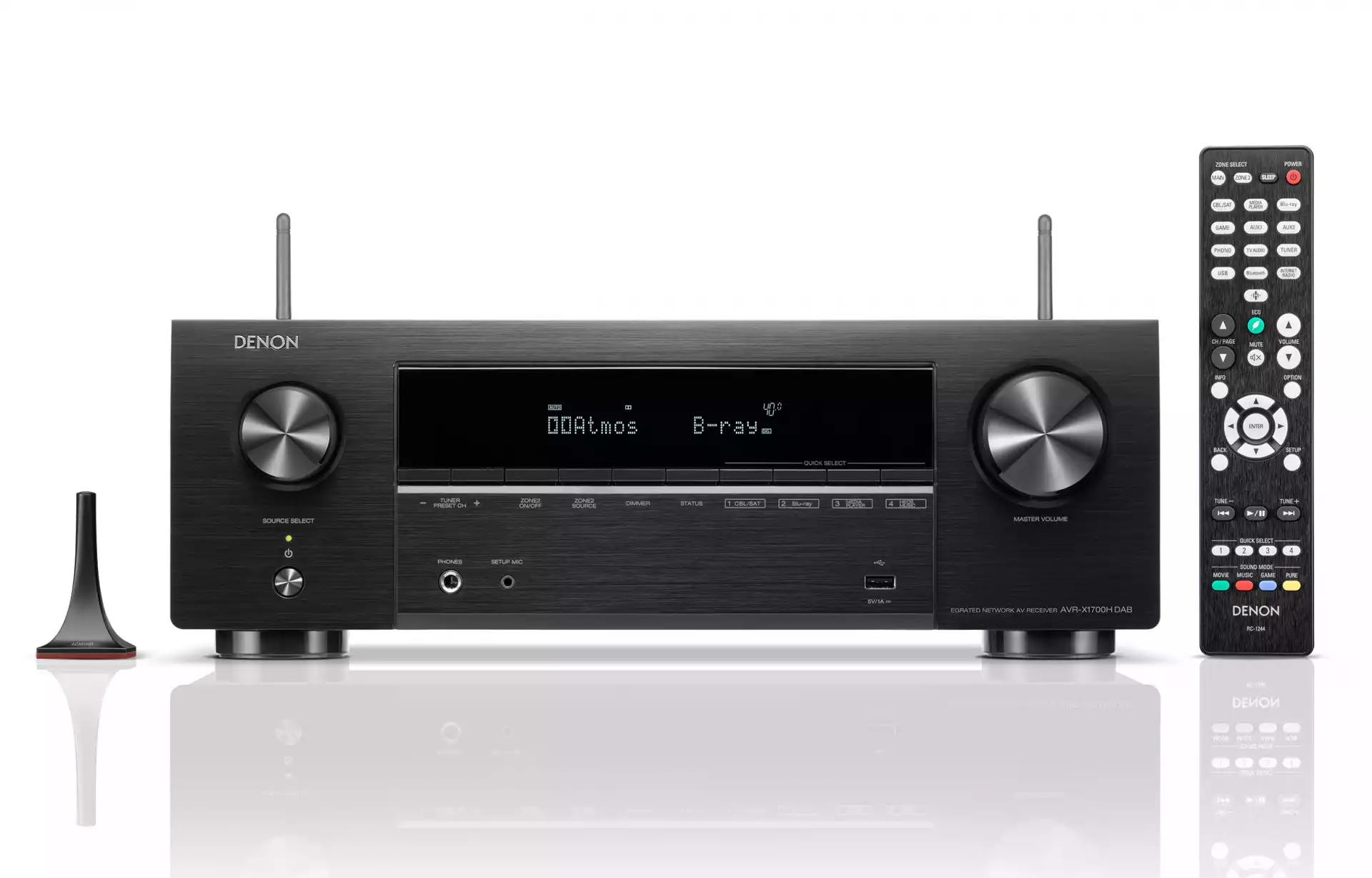 Denon AVR-X 1700H DAB  Black 7.2 AV risiver