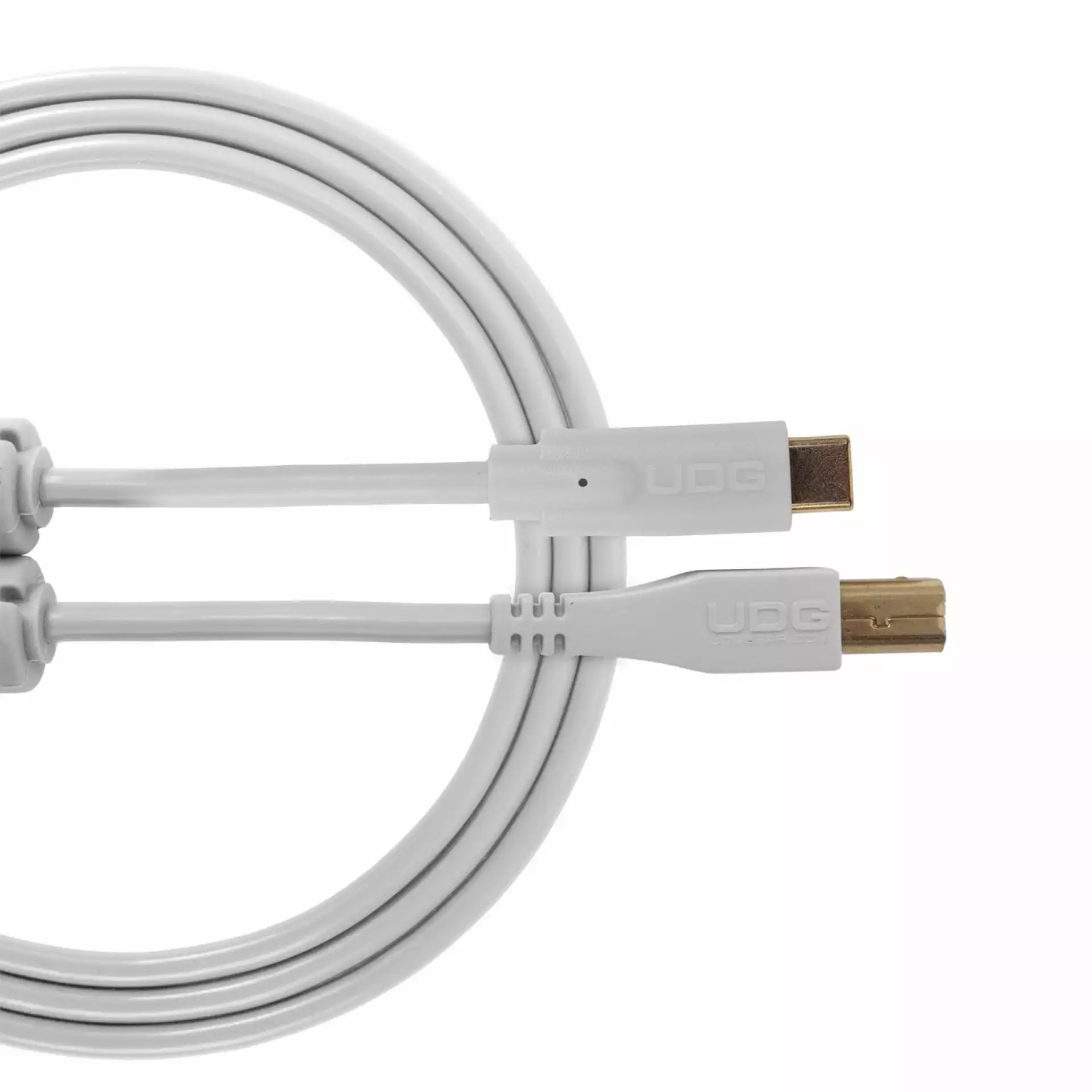 UDG Ultimate Audio Cable USB 2.0 C-B White Straight 1.5m