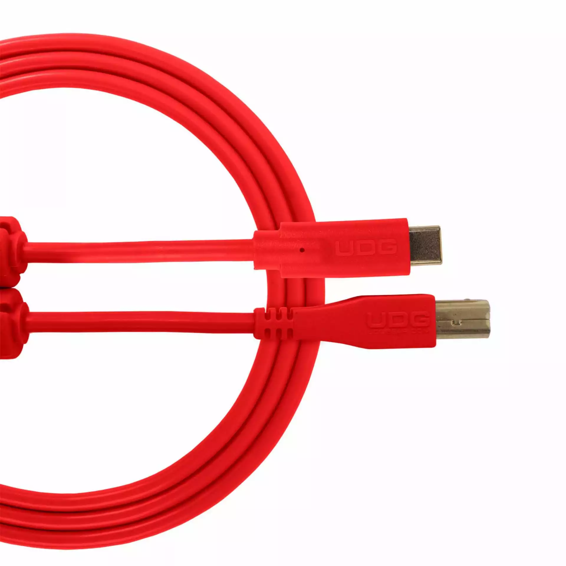 UDG Ultimate Audio Cable USB 2.0 C-B Red Straight 1.5m