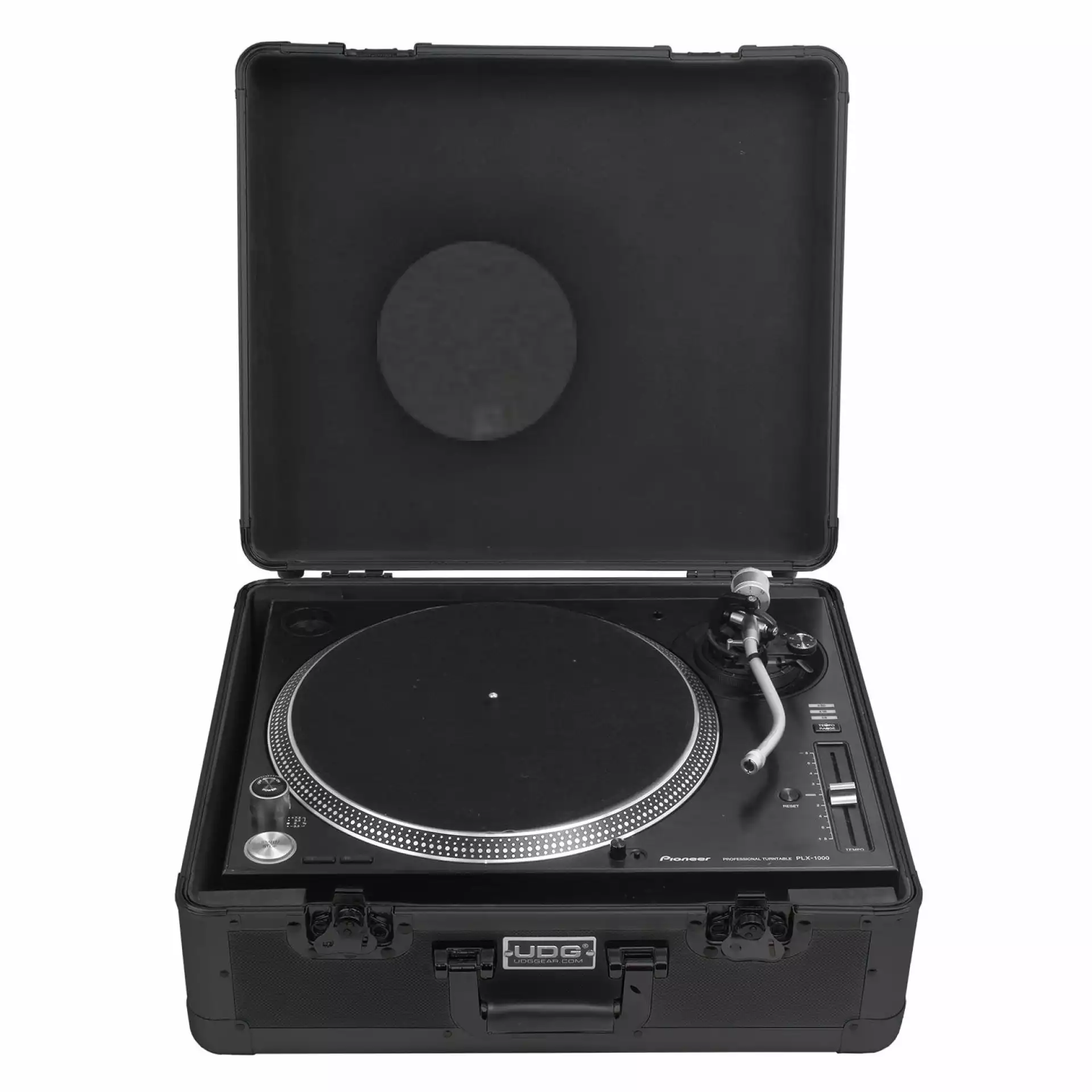 UDG Ultimate Pick Foam Flight Case Multi Format Turntable Black 2