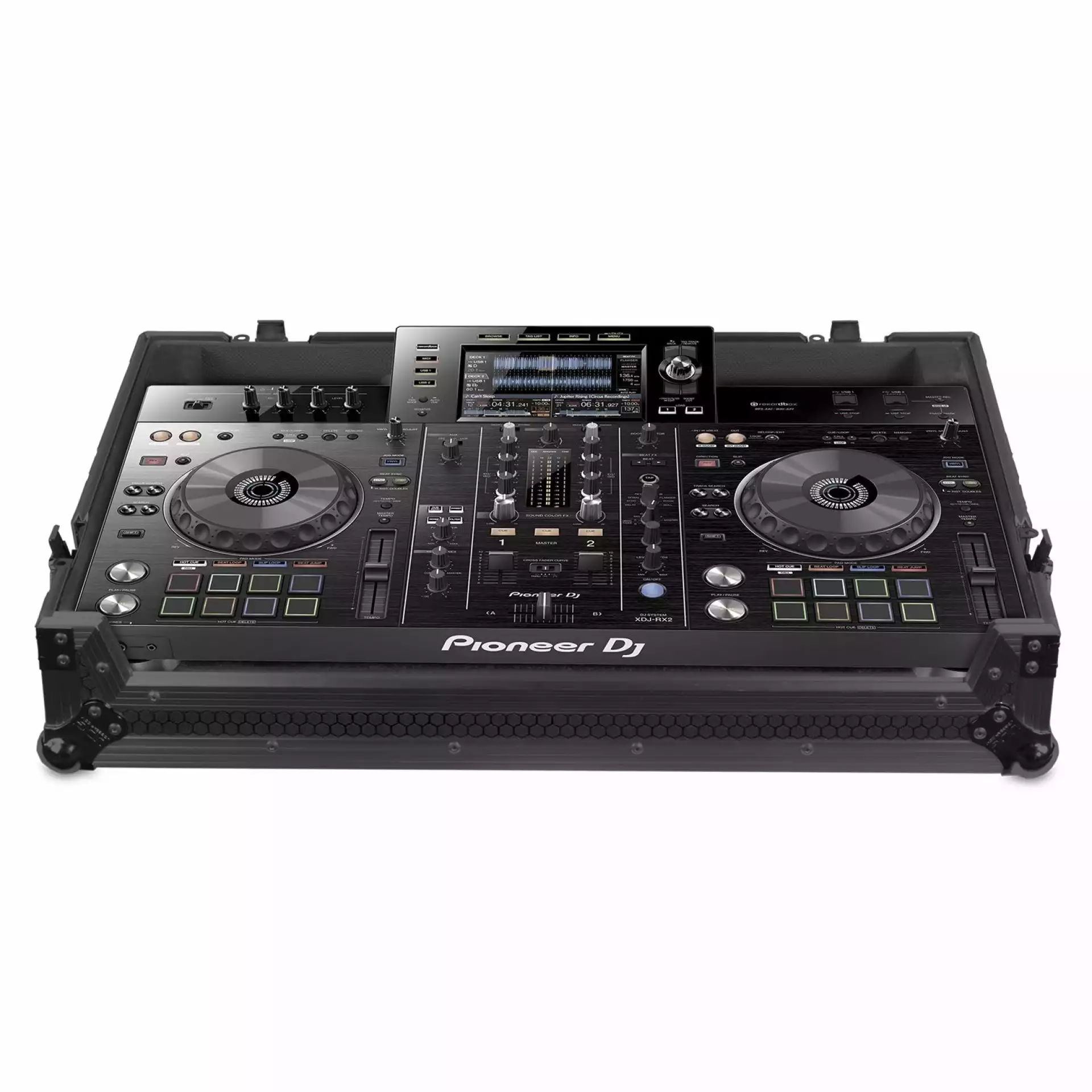 UDG Ultimate Flight Case Pioneer XDJ-RX2 Black MK2 Plus (Wheels)