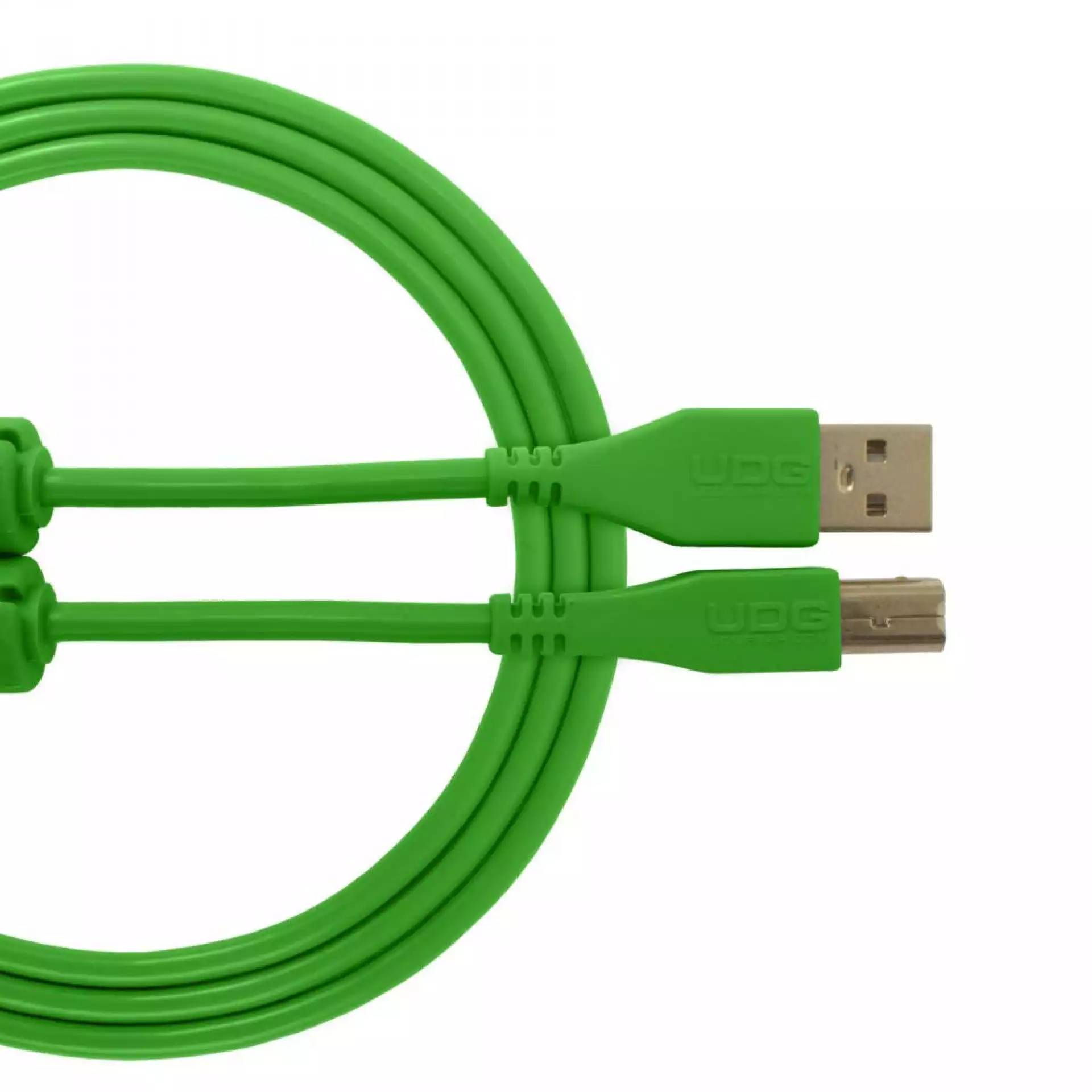 UDG Ultimate Audio Cable USB 2.0 A-B Green Straight 2m