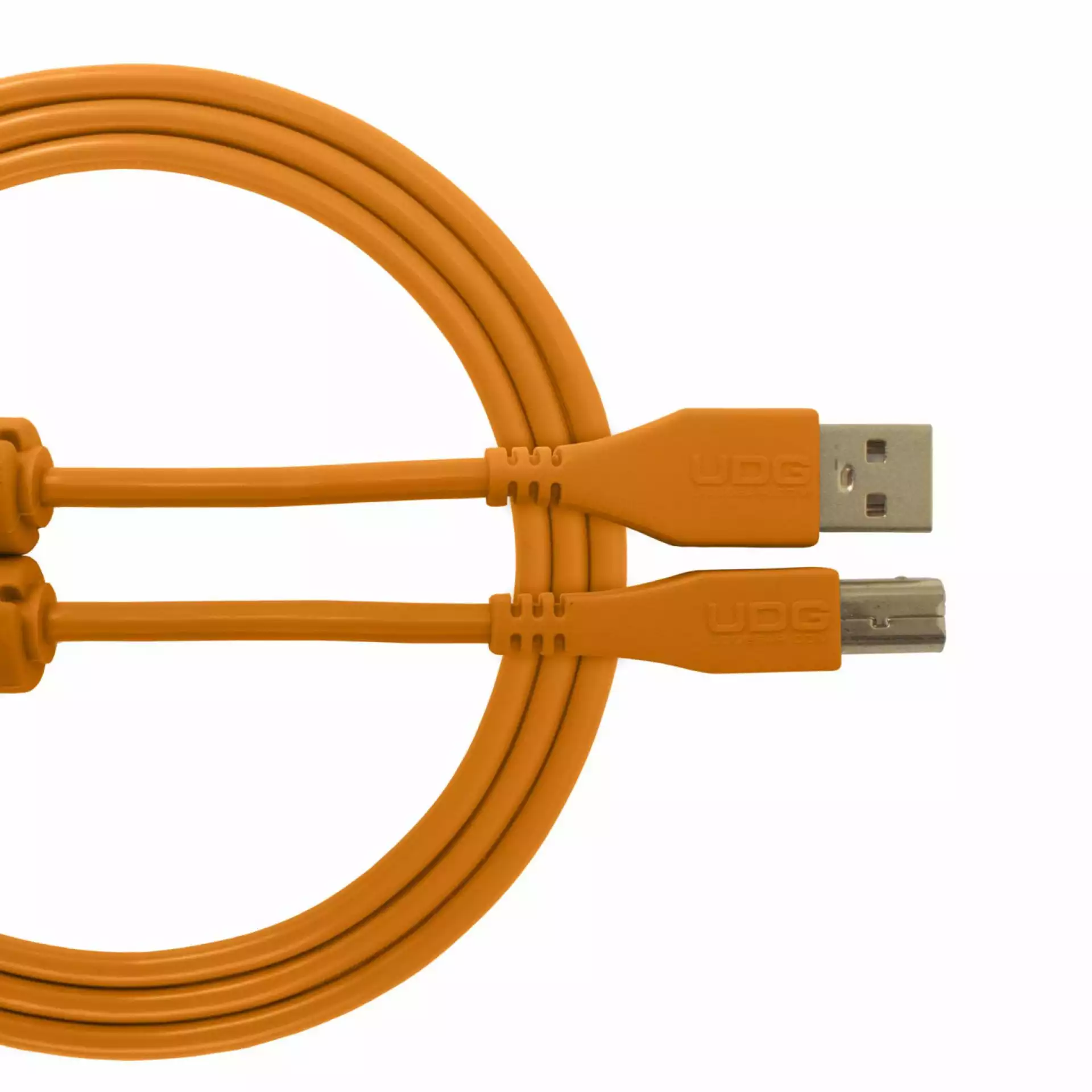 UDG Ultimate Audio Cable USB 2.0 A-B Orange Straight 2m