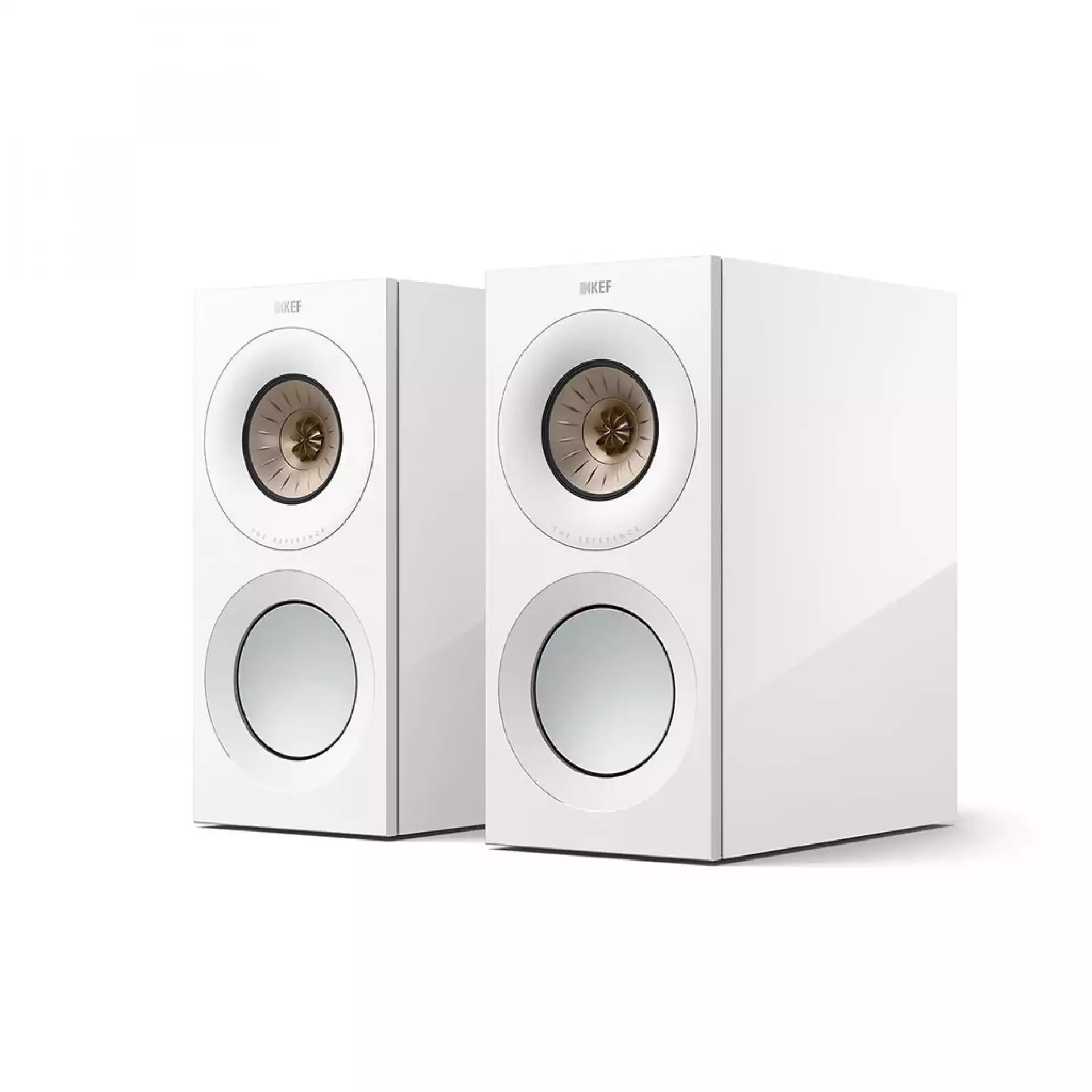 KEF Reference 1 Meta White/ Champagne - Black/ Grey - White/ Blue - Black/ Copper  - Satin Walnut/ Silver zvučnik za policu/stalak