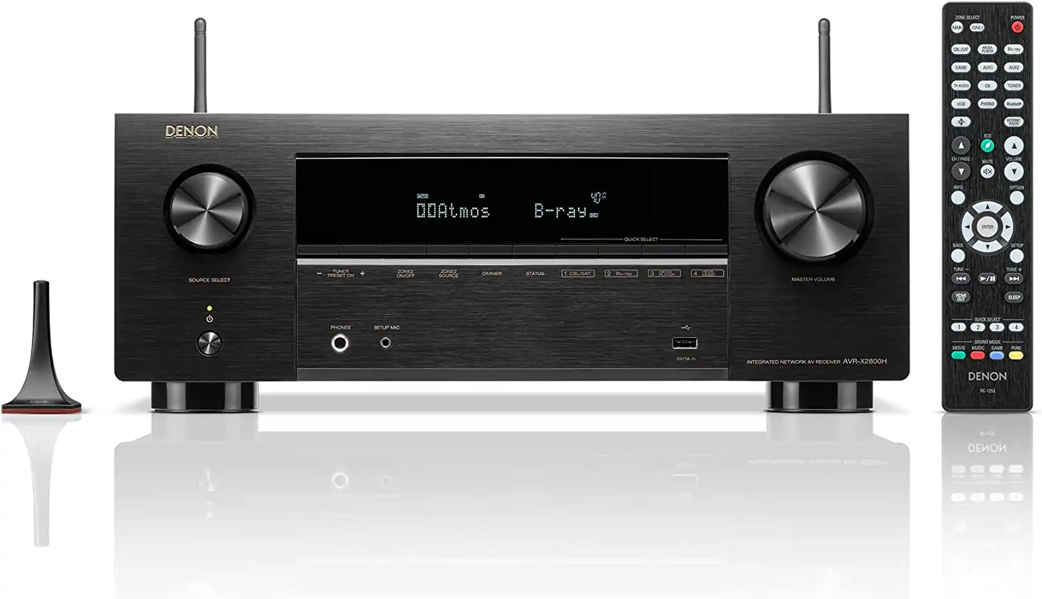 Denon AVR-X2800H 7.2 Black - AV risiver