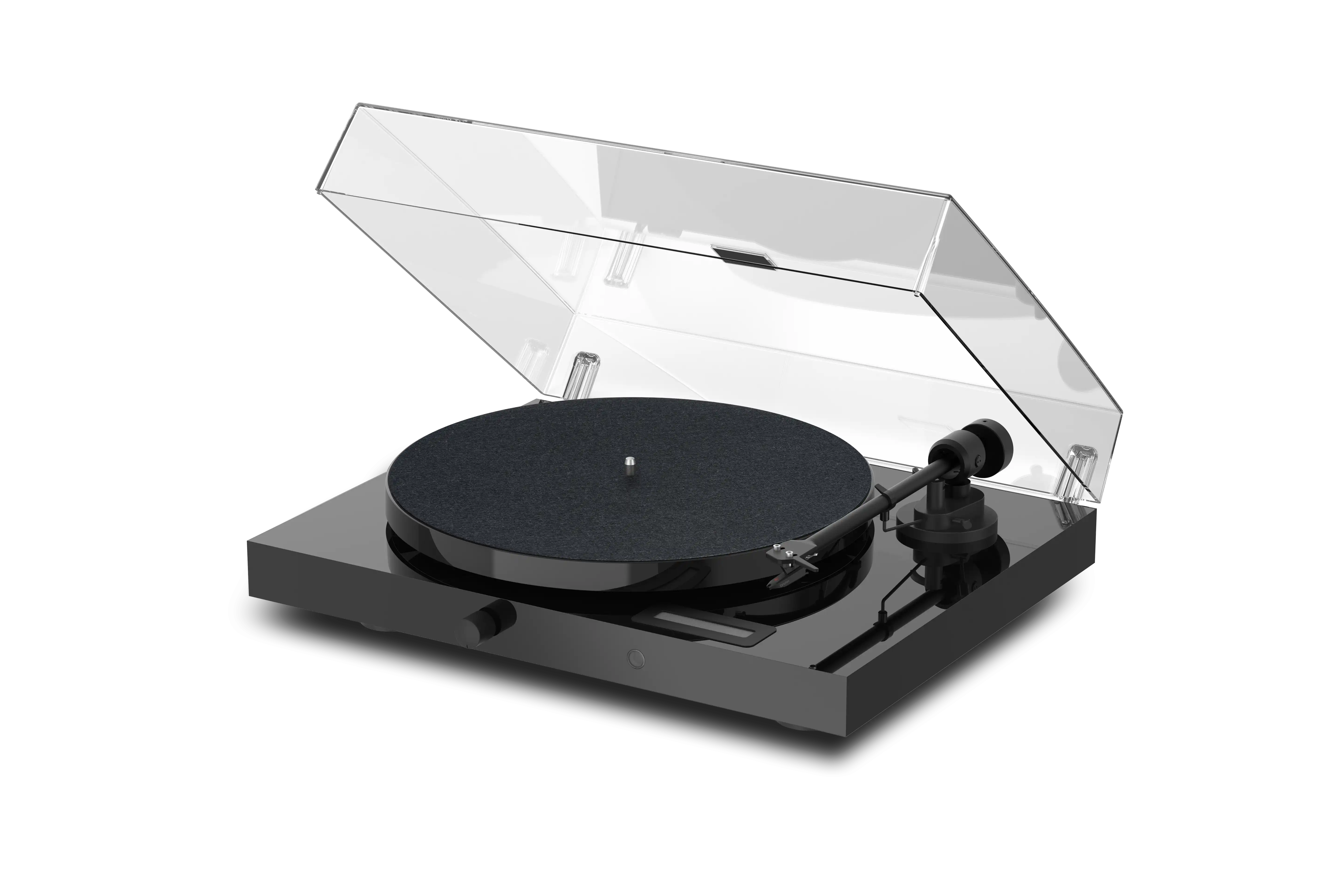 PRO-JECT Jukebox E1 Piano Black OM5e Gramofon sa pojačalom