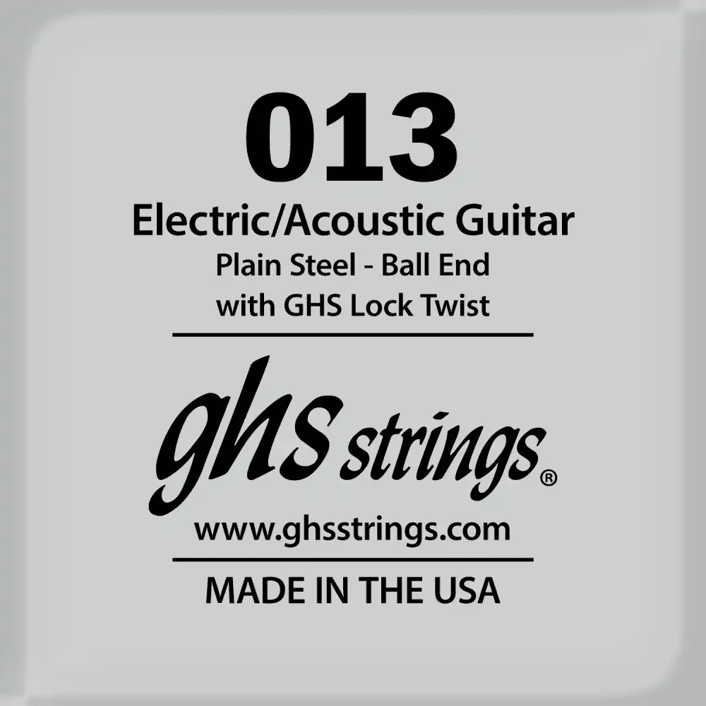 GHS 013 SINGLE PLAIN BALLEND - Žica na komad za elektricnu/akustičnu gitaru - B2