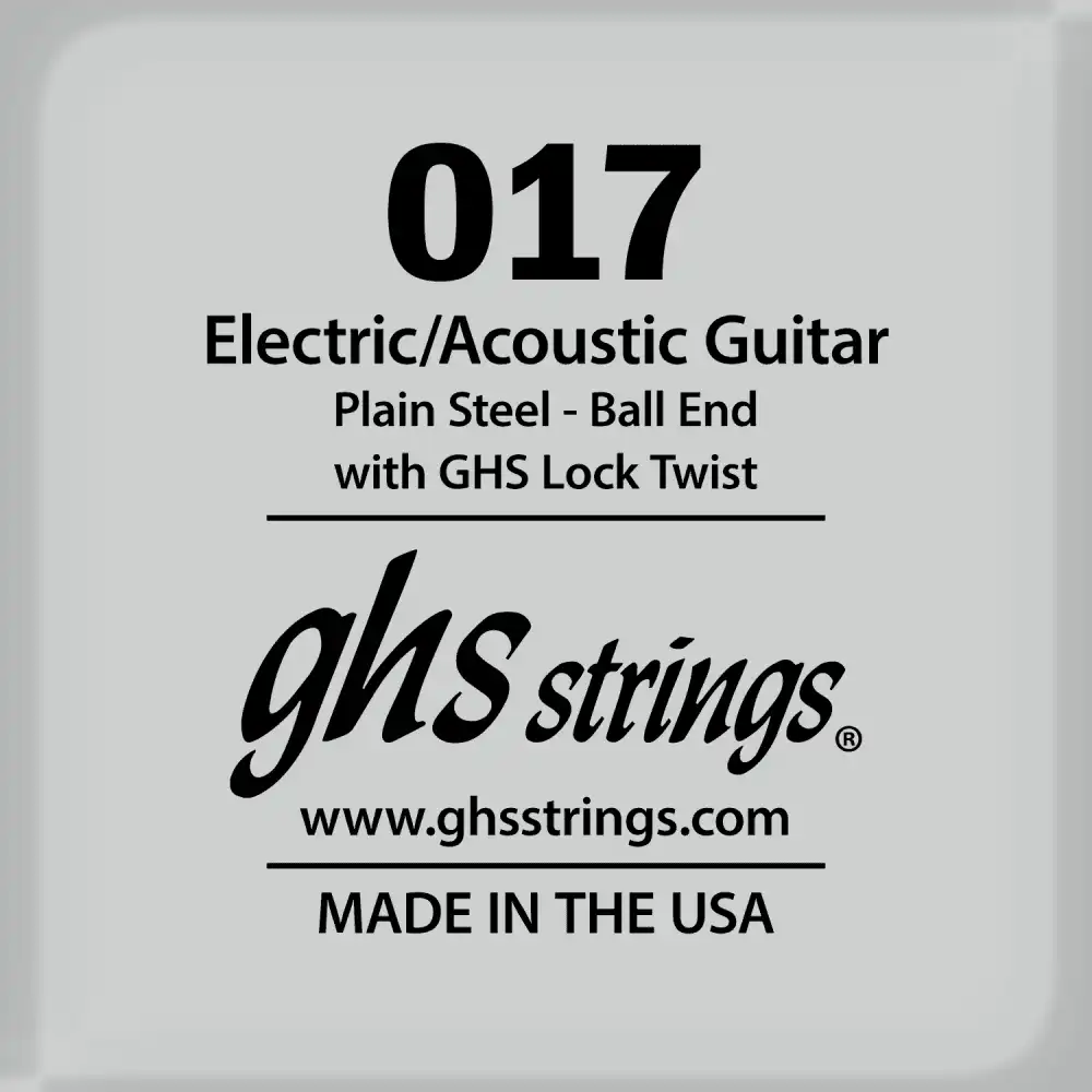 GHS 017 SINGLE PLAIN BALLEND - Žica na komad za elektricnu/akustičnu gitaruG3