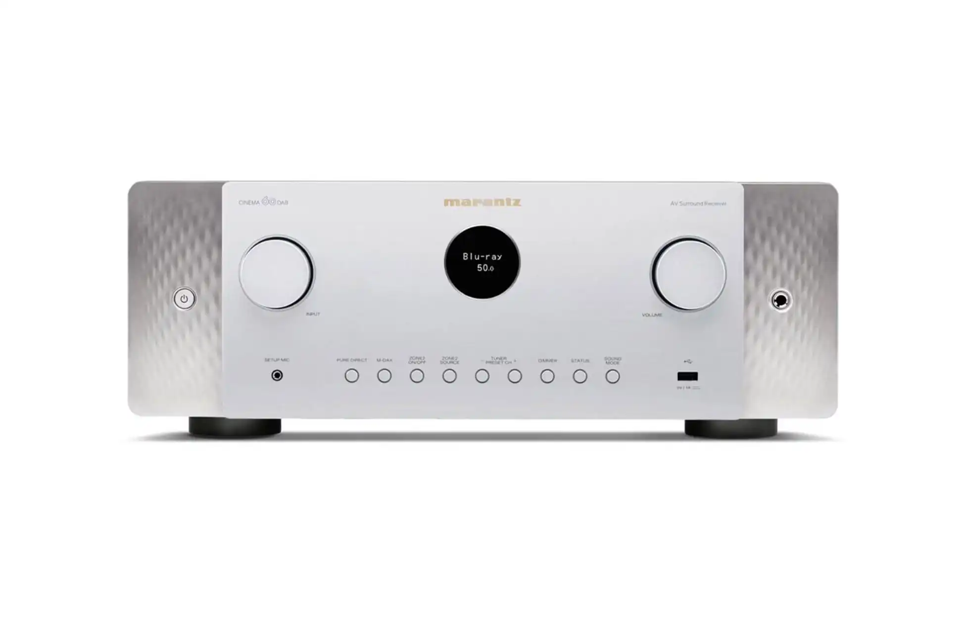 Marantz CINEMA 60DAB/N1SG AV receiver w/Dolby Atmos, Apple AirPlay 2, Amazon Alexa and DAB Silver
