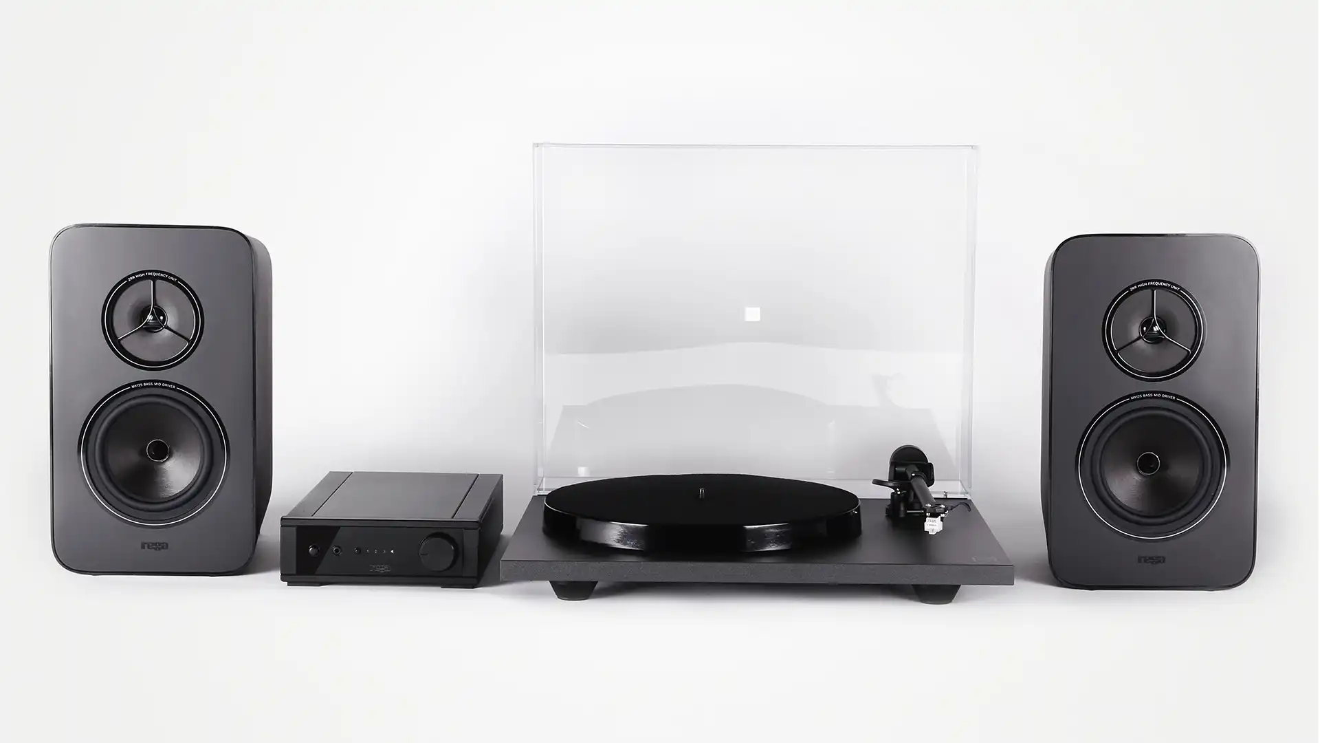 REGA SYSTEM ONE Black Gramofon+Zvučnici+Pojačalo