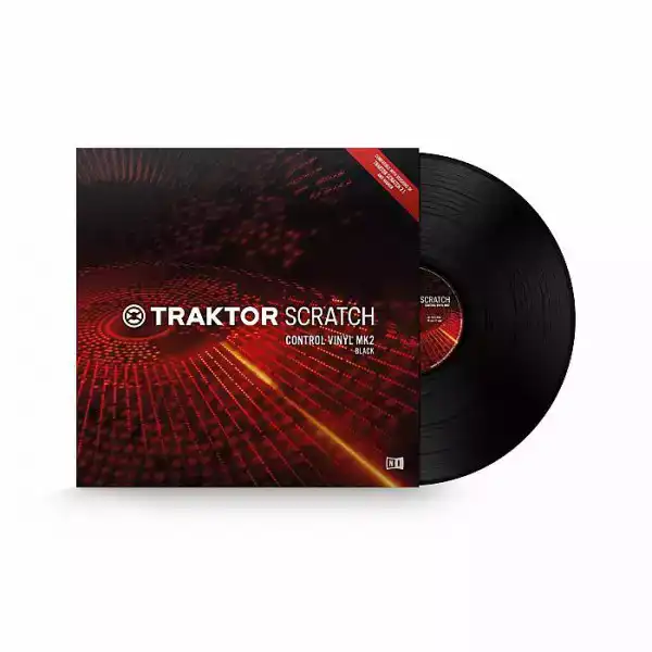 NATIVE INSTRUMENTS Traktor Scratch Control Vinyl MK2 Black.