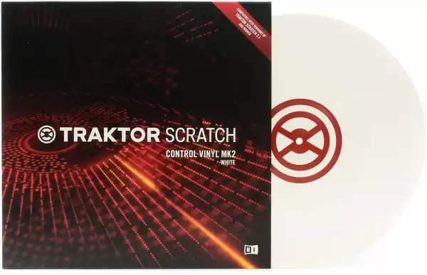 NATIVE INSTRUMENTS Traktor Scratch Control Vinyl MK2 White