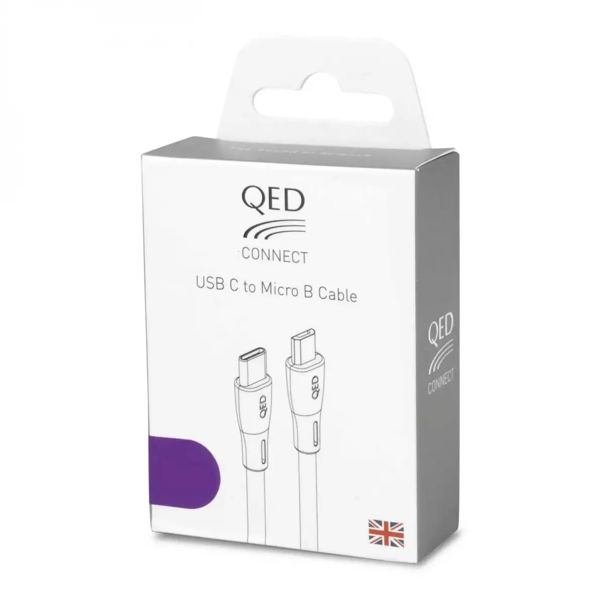 QED USB C(M)-MicroB(M) 0.15m