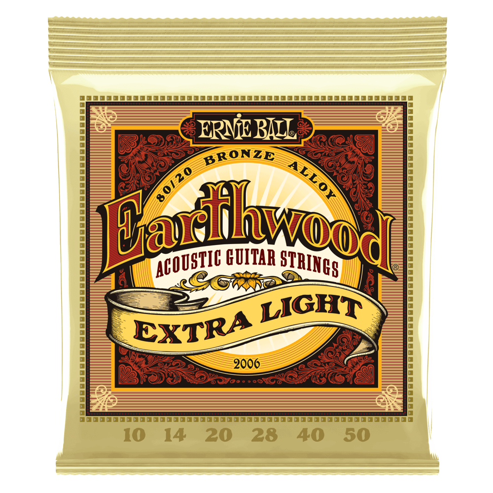 Ernie Ball  10-52 Earthwood 80/20 - Žice za akustičnu gitaru