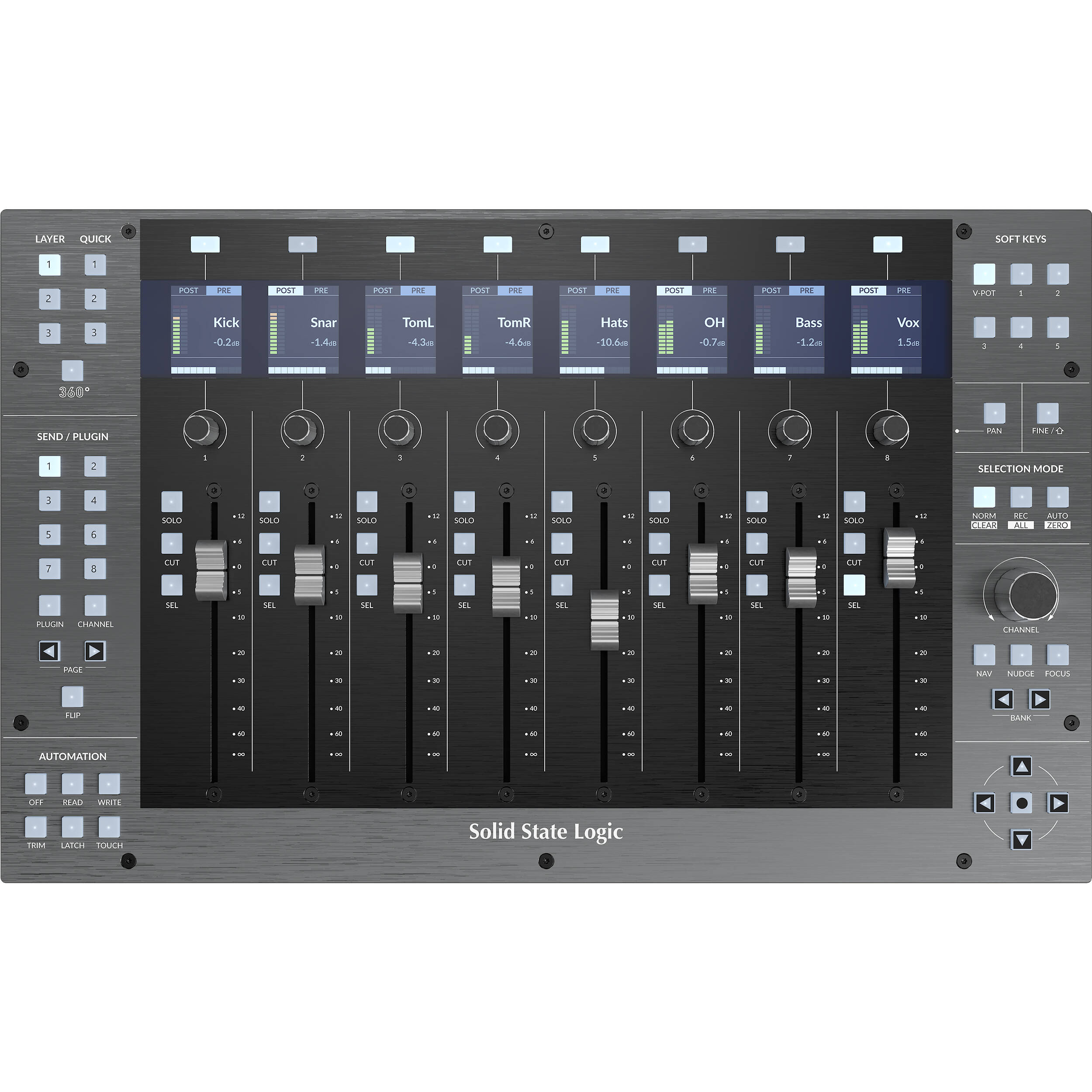 SSL SSL Solid State Logic UF8 (240v) - DAW kontroler