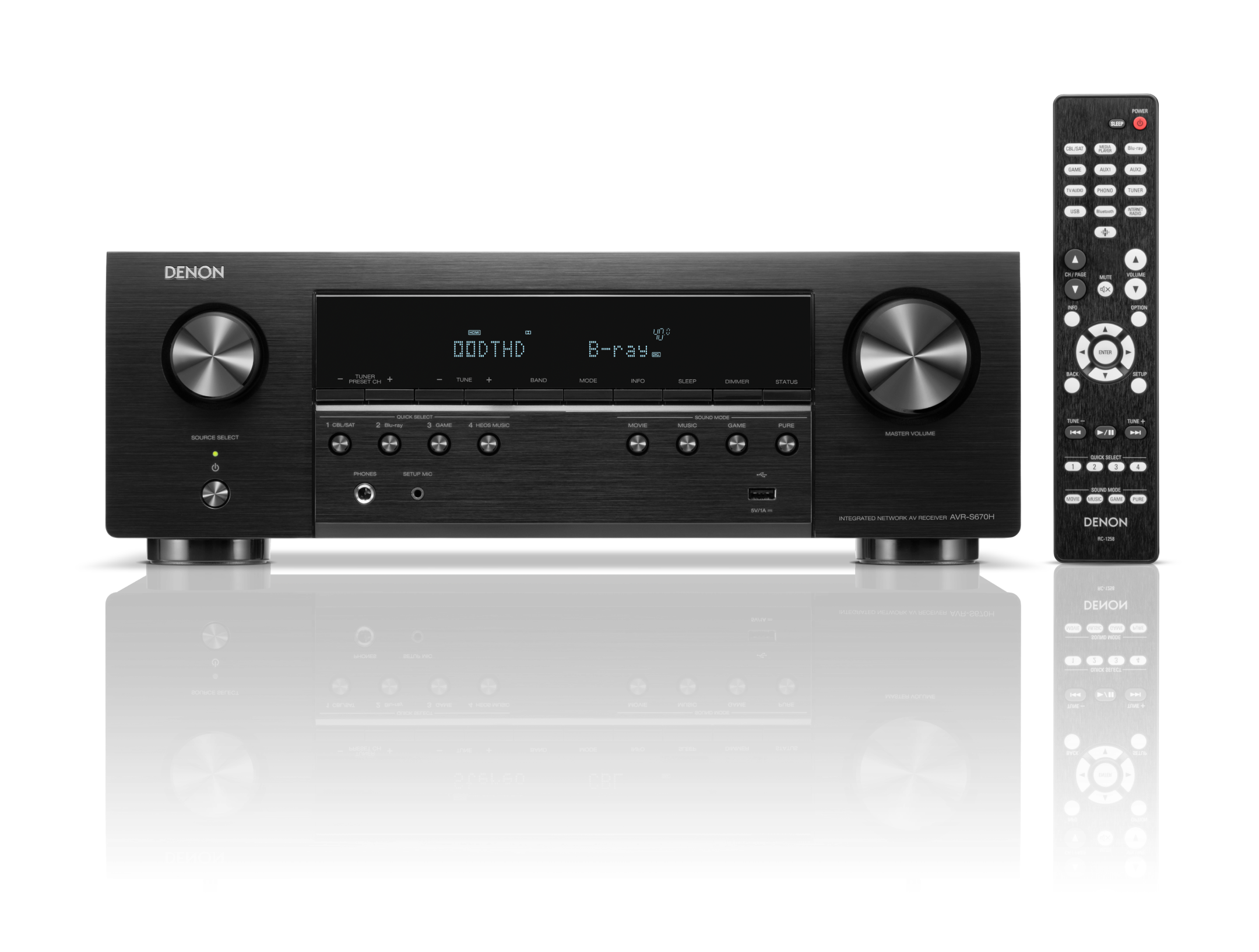 Denon AVR-S670H 5.2 Black - AV risiver