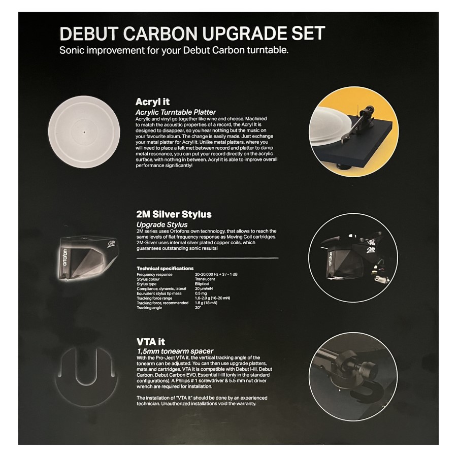 PRO-JECT Debut Carbon Upgrade Set