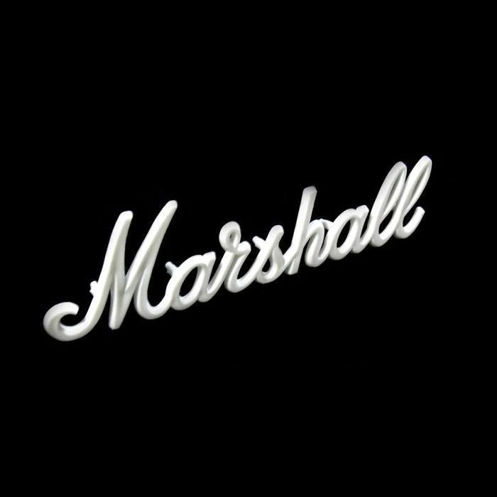Marshall LOGO-00004 White Script Logo (60mm x 225mm)