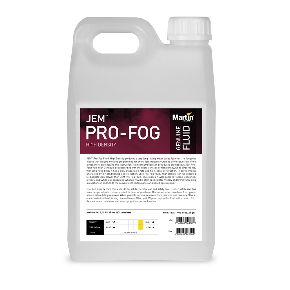 MARTIN JEM Pro-Fog Fluid High Density 5l