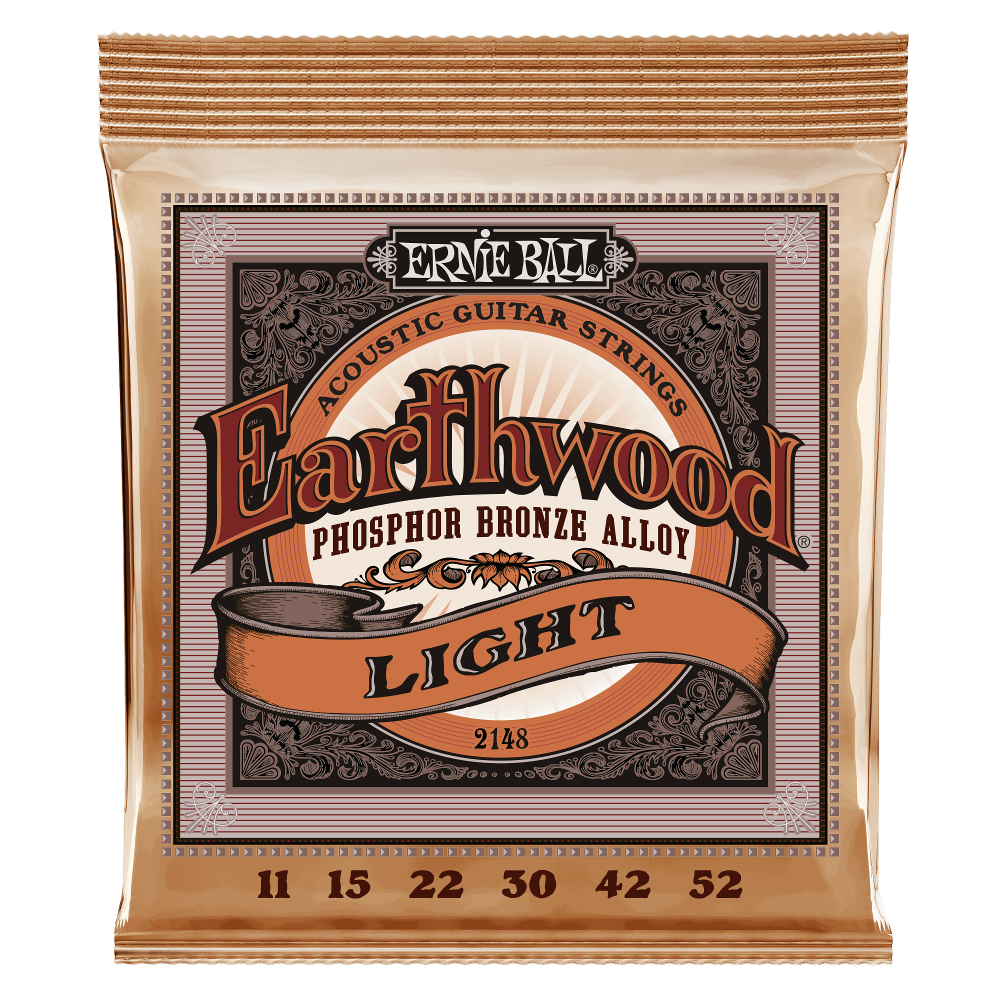 Ernie Ball 2148 11-52 Earthwood Phosphor Bronze - Žice za akustičnu gitaru