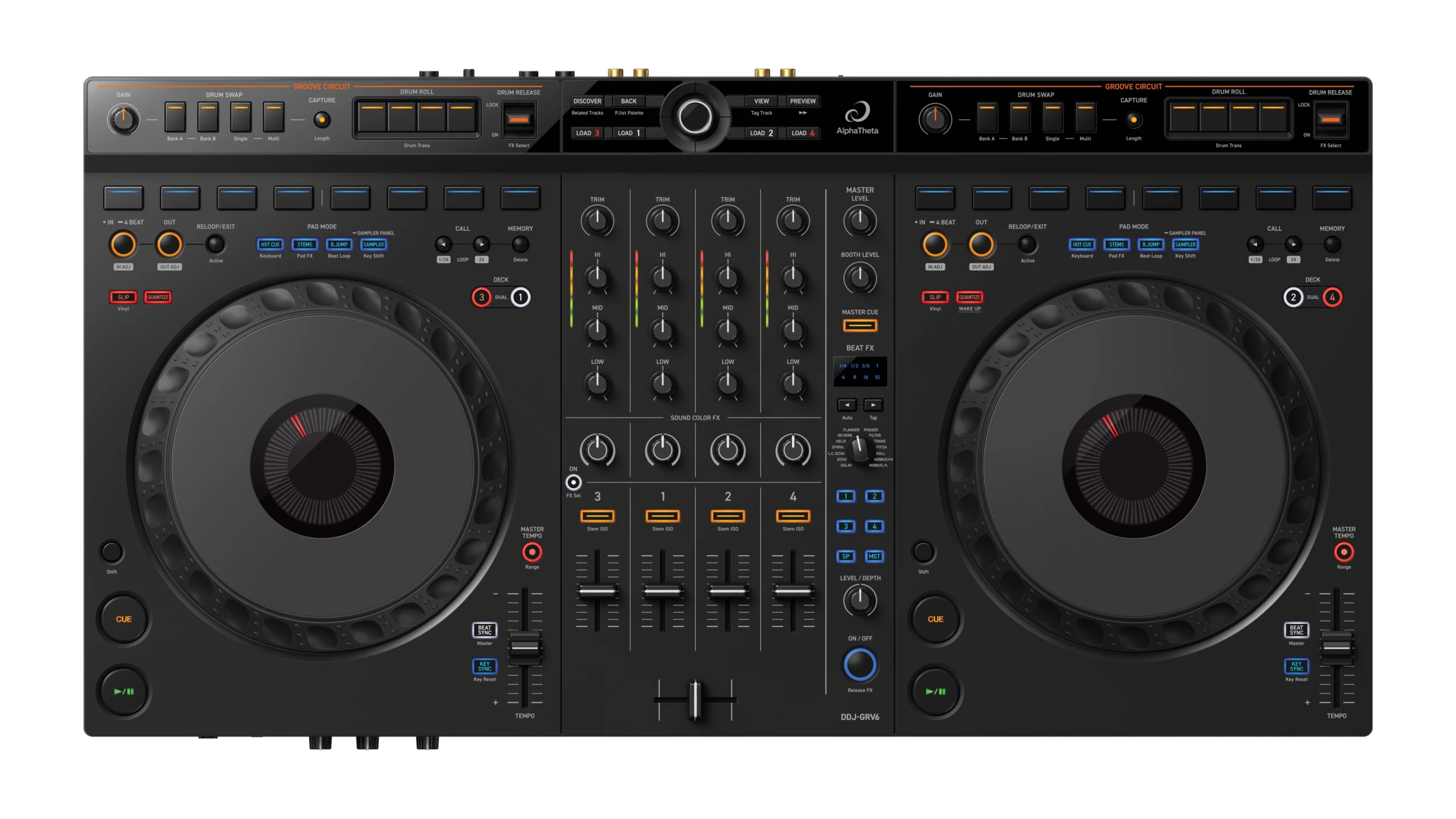 AlphaTheta DDJ-GRV6 - Kontroler