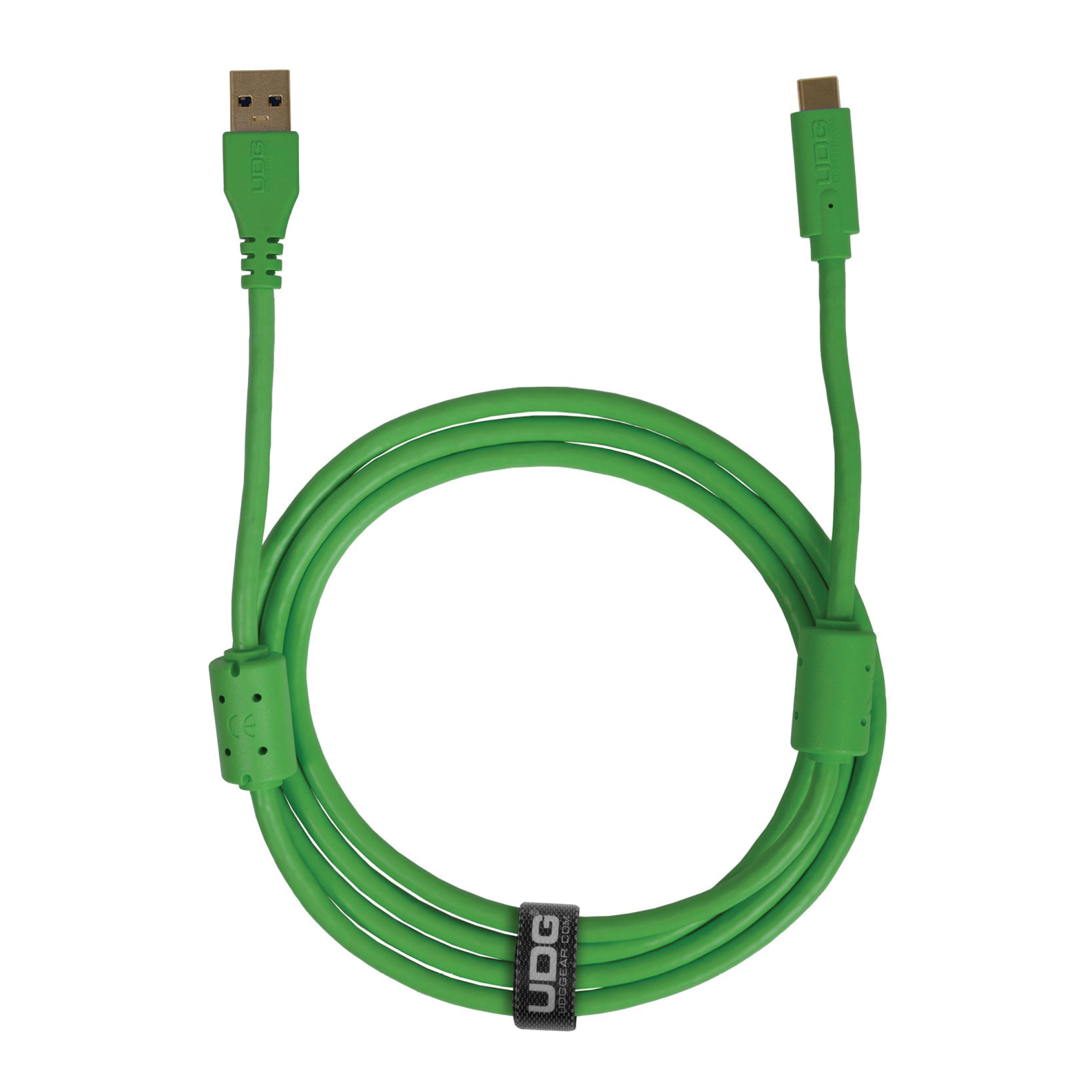 UDG USB 3.0 C-A Green straight 1.5m