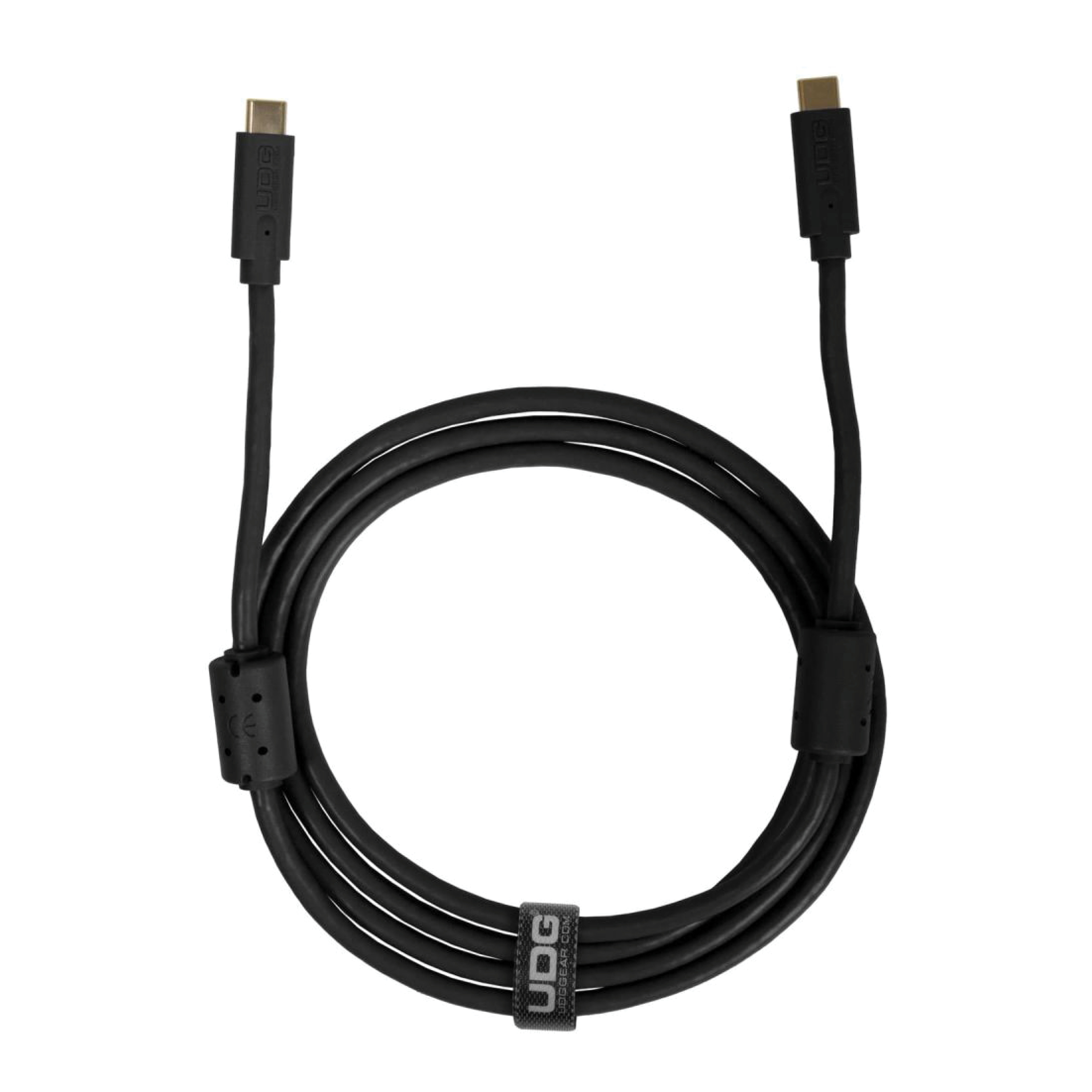 UDG USB 3.2 C-C Black straight 1.5m