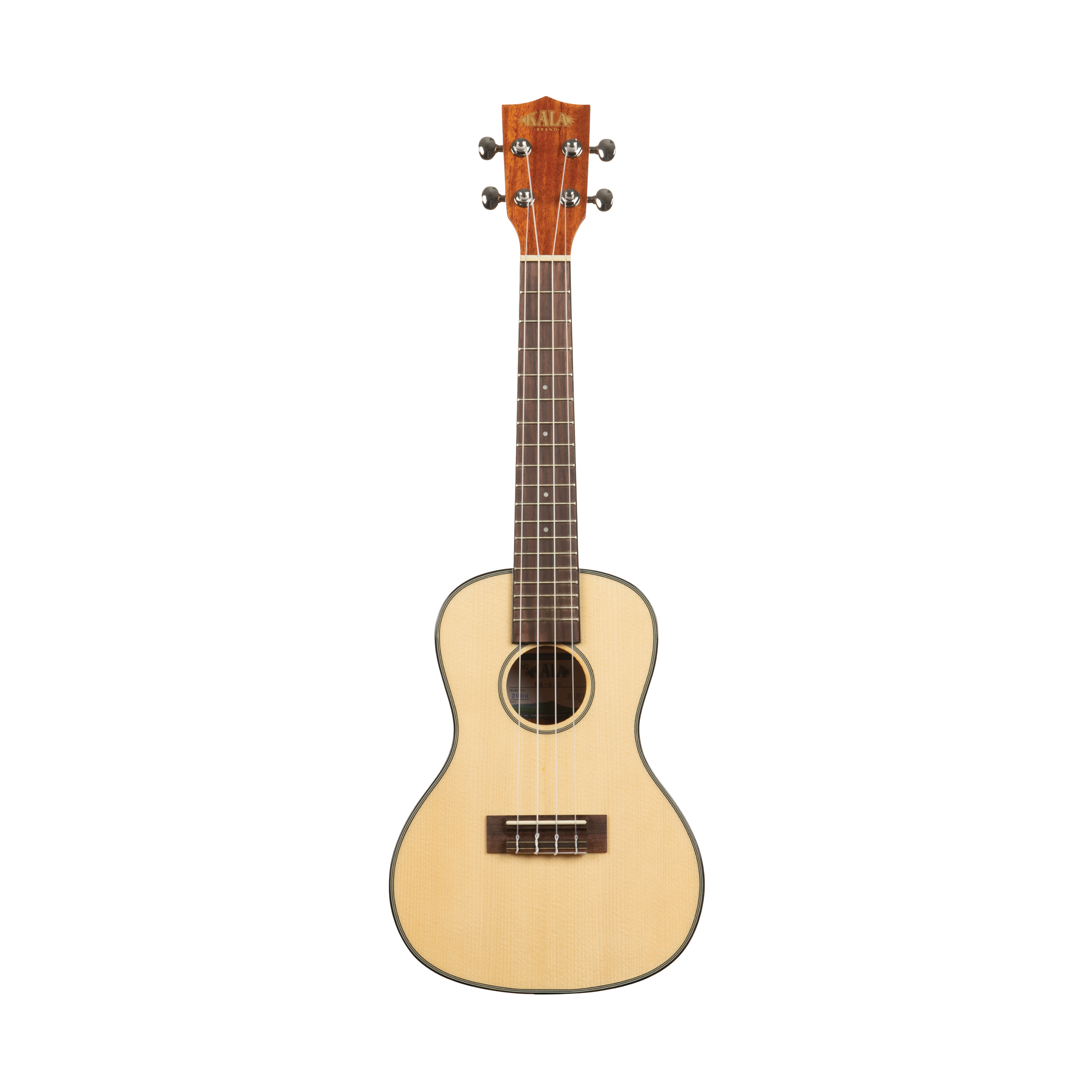 Kala Solid Spruce Mahogany Concert Ukulele