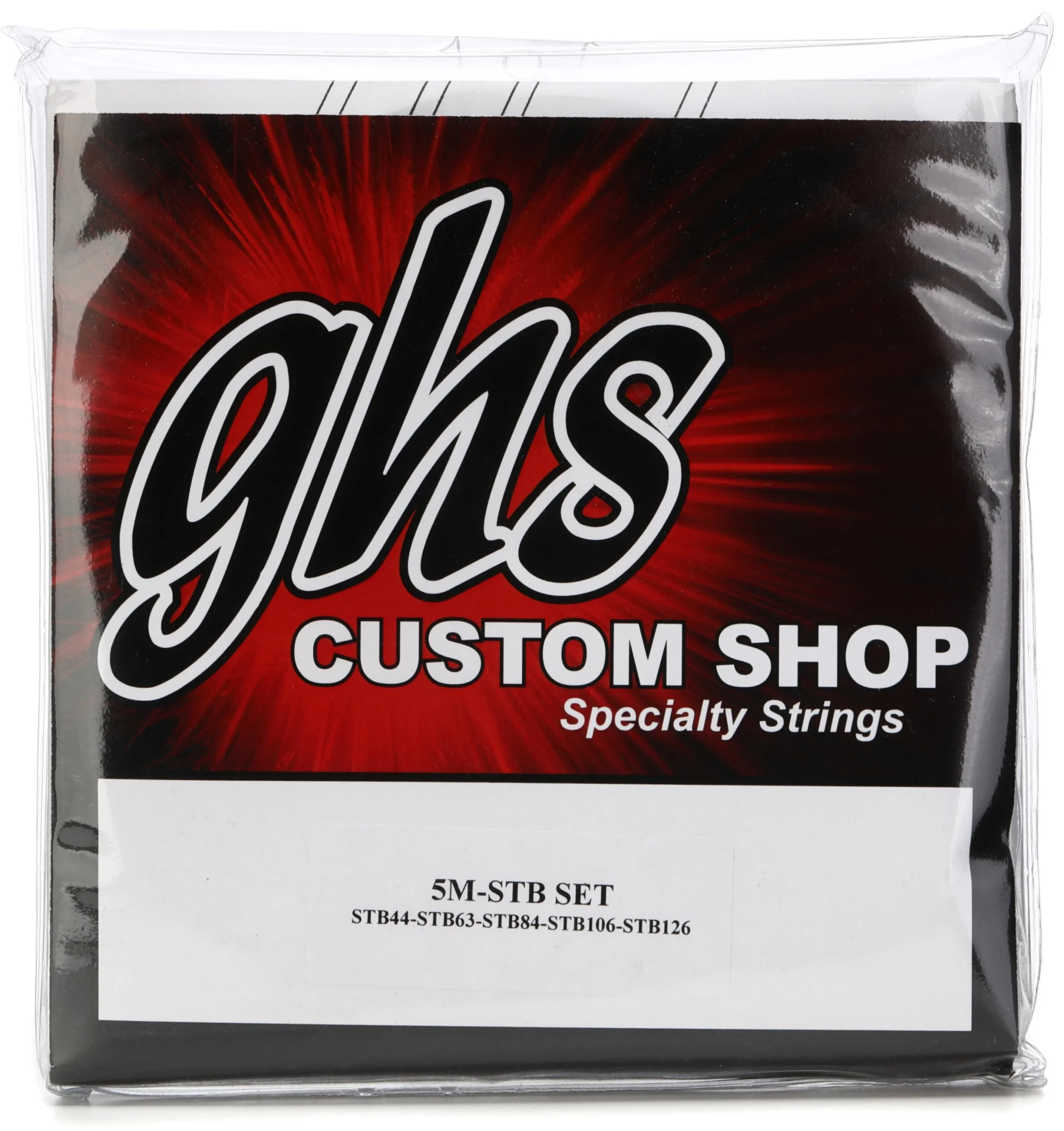GHS 44-126 5M-STB Super Steels Stainless Steel Long Scale 5-String - Žice za bas gitaru