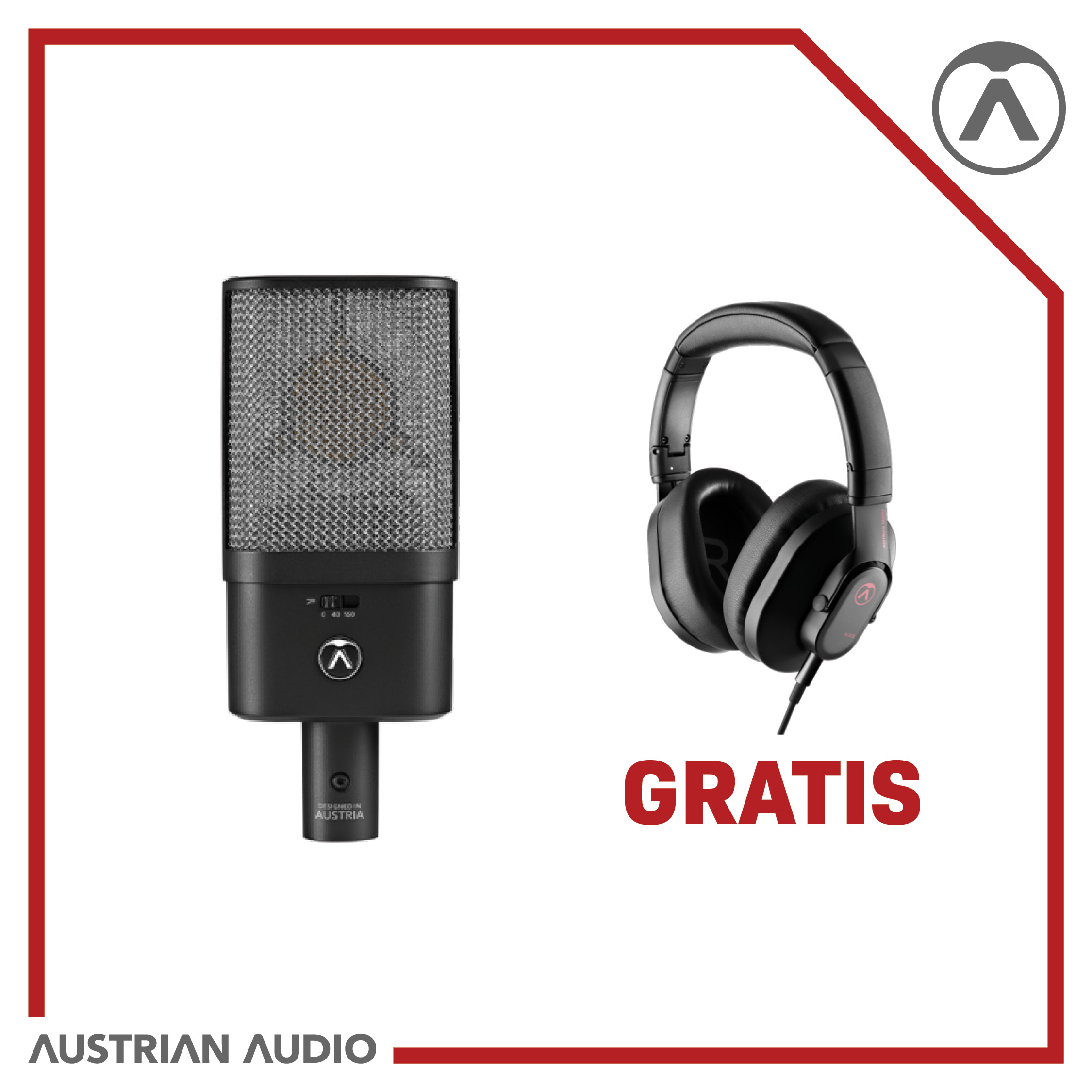 Austrian Audio PAKET: OC16 mikrofon + Hi-X20 slušalice GRATIS!