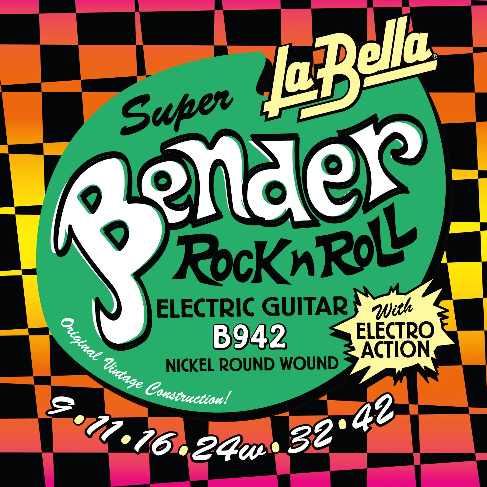 La Bella B942 Super Bender - Žice za električnu gitaru
