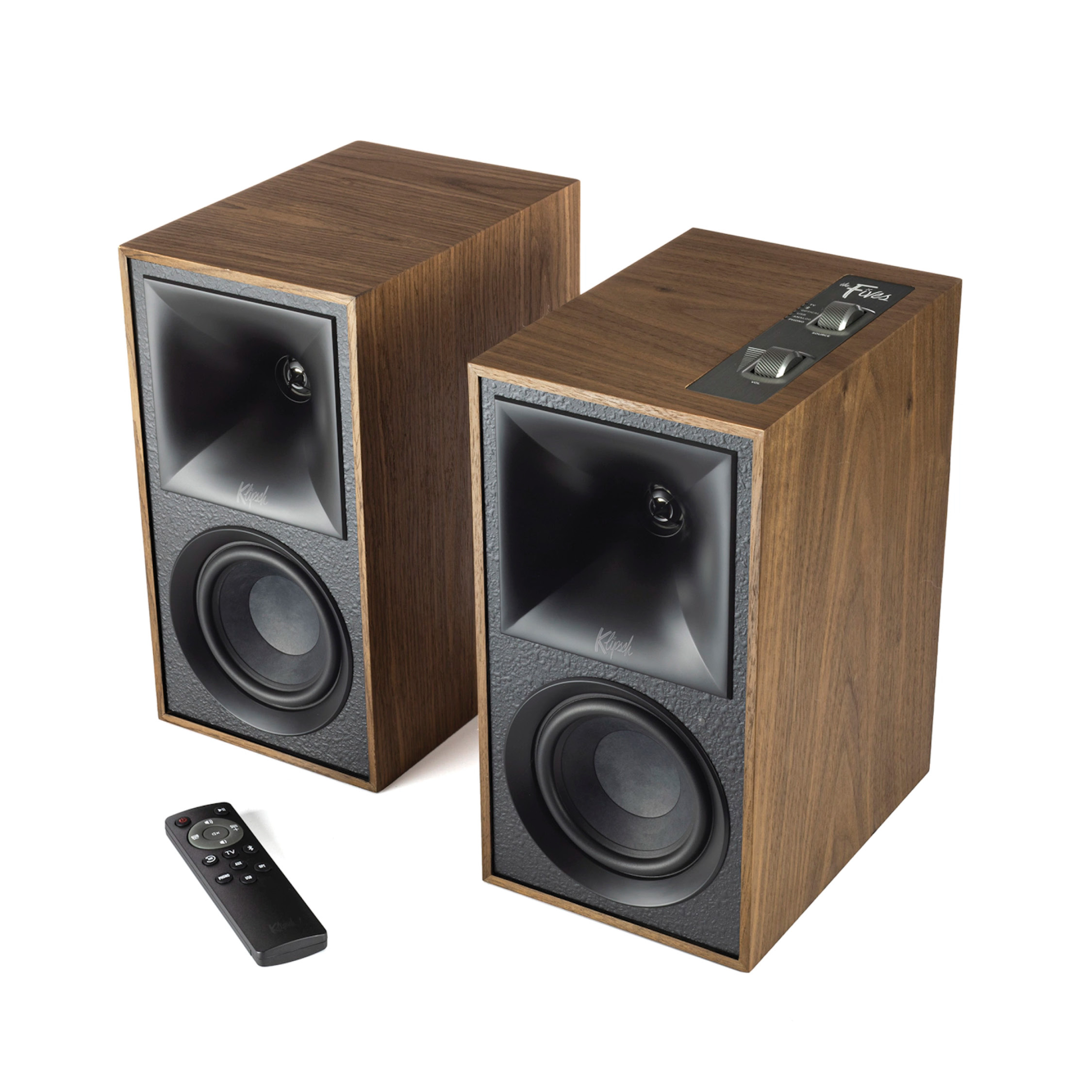 Klipsch THE FIVES WALNUT - Aktivni zvučnici za policu