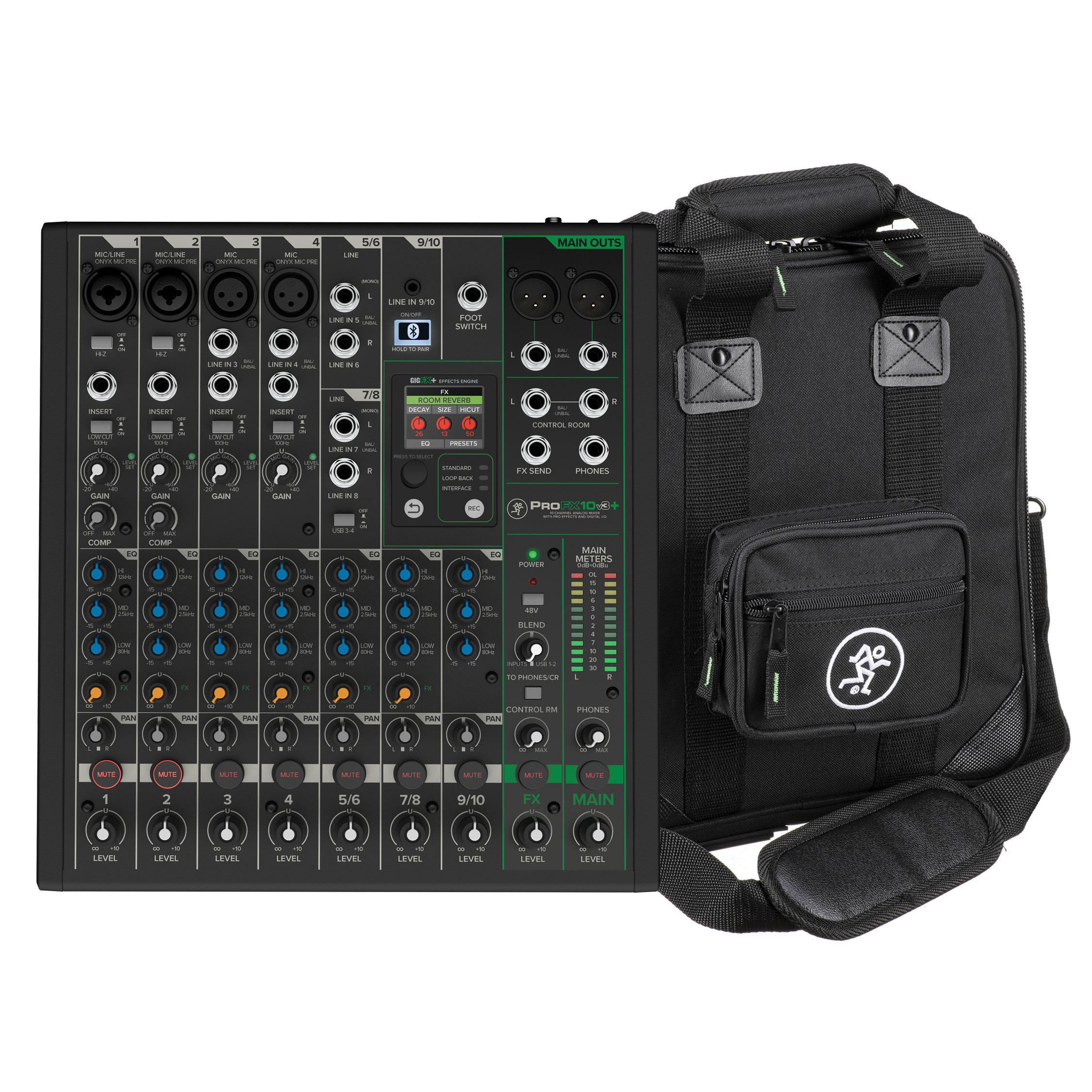 Mackie ProFX10v3+ Mikseta + POKLON TORBA: Mackie ProFX10v3 Carry Bag