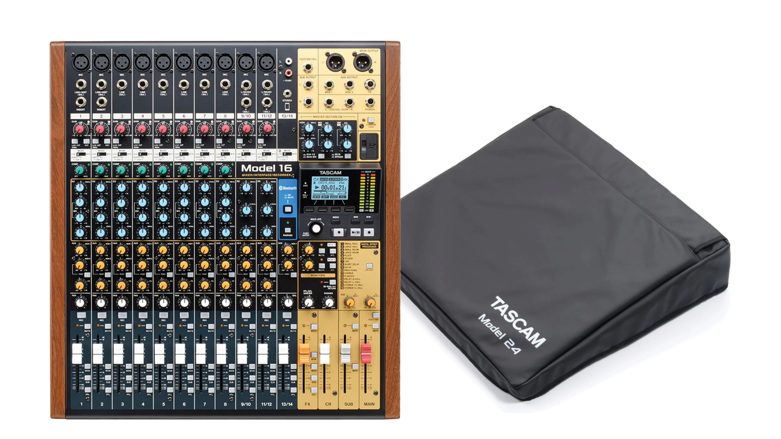 TASCAM MODEL 16 - Pasivna mikseta - Mikseta bez snage + POKLON TORBA: TASCAM AK - DC16