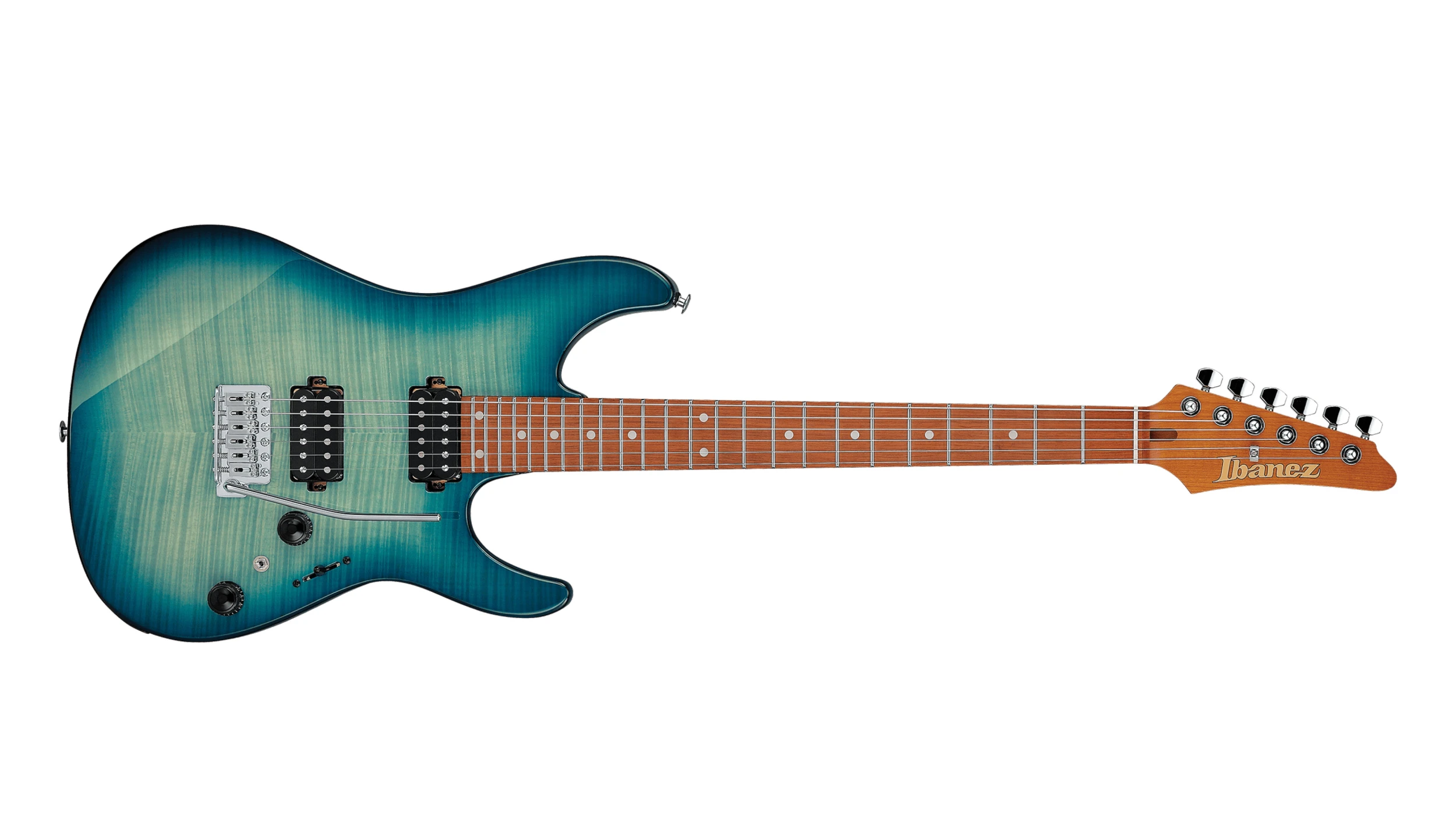 Ibanez AZ24S1F Transparent Turquoise Burst - Električna gitara