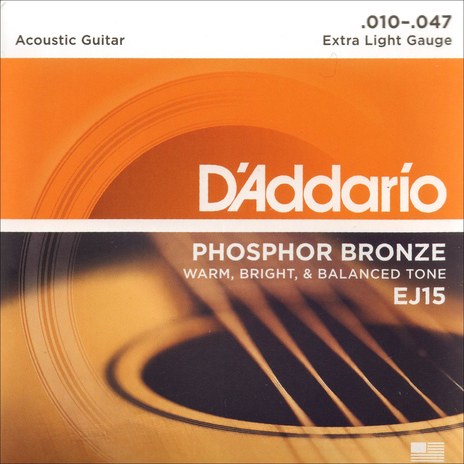 D'Addario EJ15 Phosphor Bronze 10-47 - Žice za akustičnu gitaru